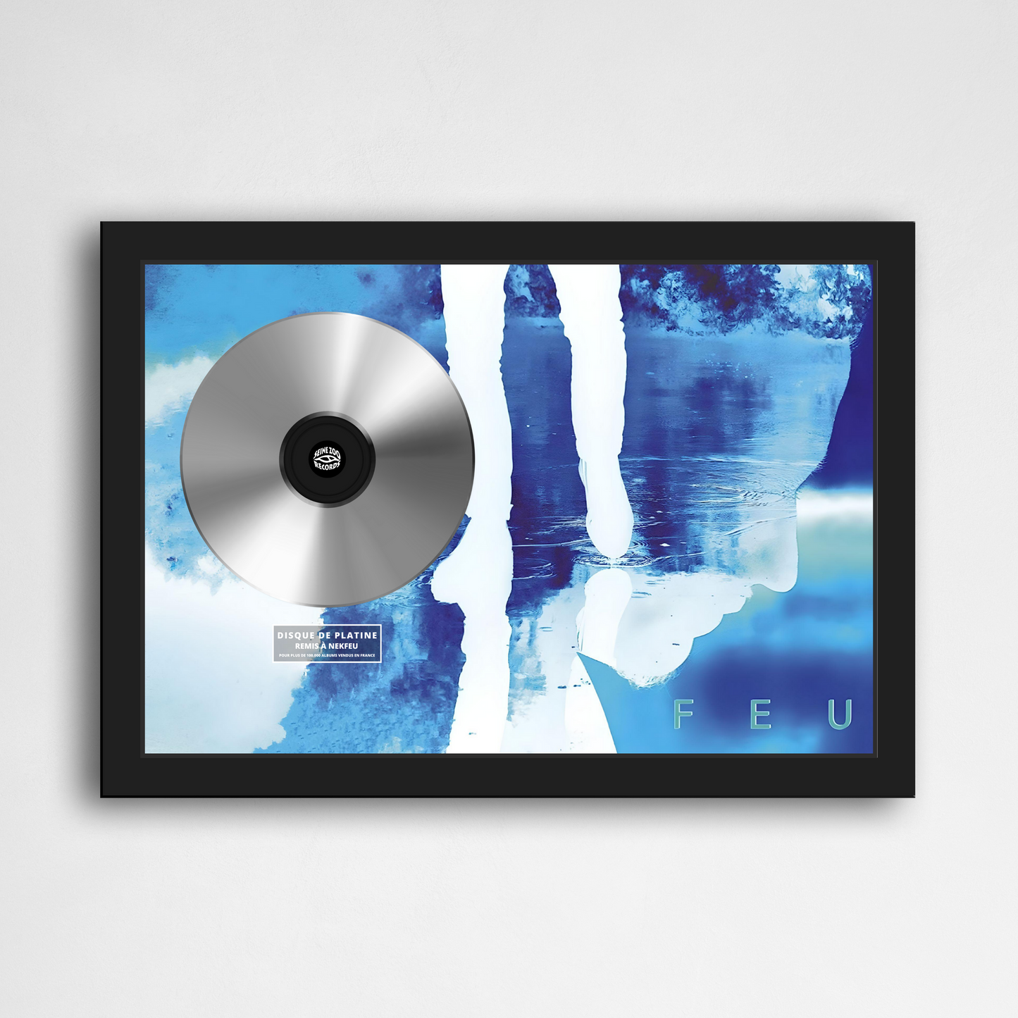 Disque de platine Nekfeu - Feu (Ré-édition) | Rapcertif