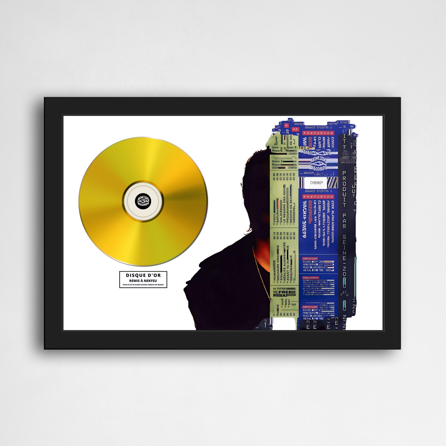 Disque d'or Nekfeu - Cyborg | Rapcertif