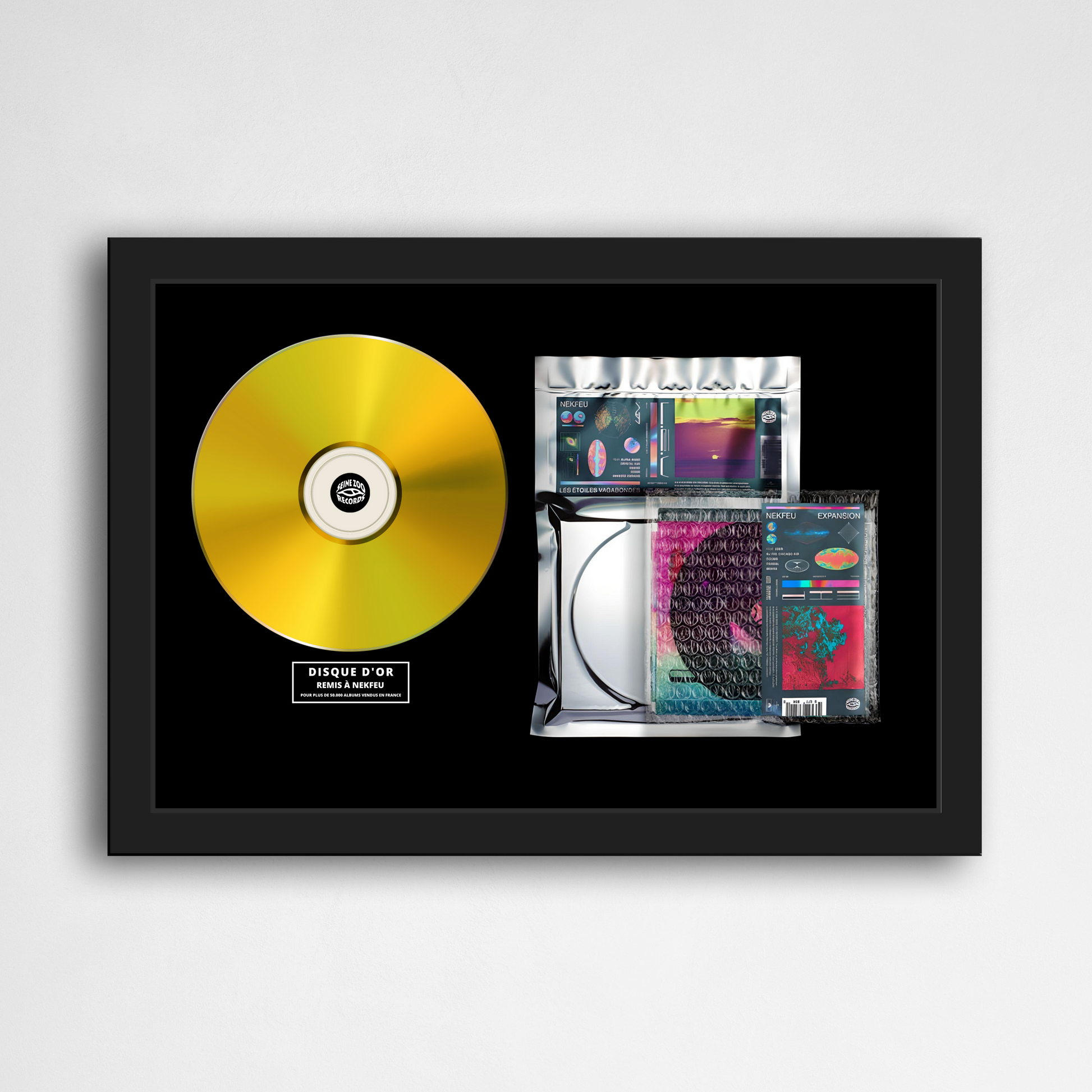 Disque d'or Nekfeu - Les étoiles vagabondes | Rapcertif