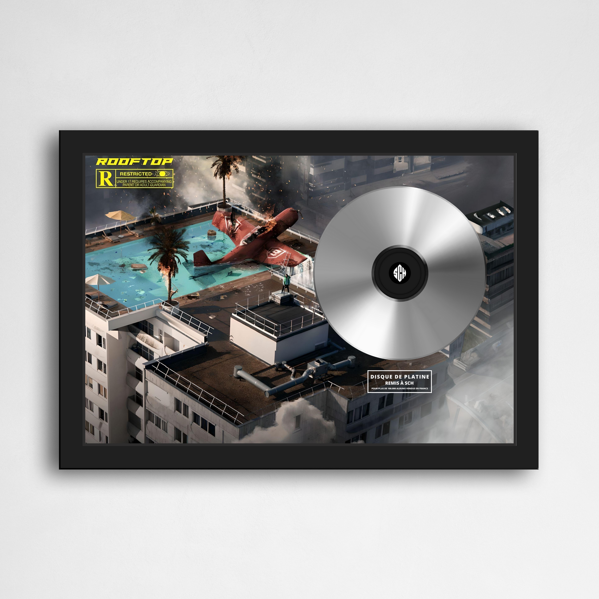 Disque de platine SCH - Rooftop | Rapcertif