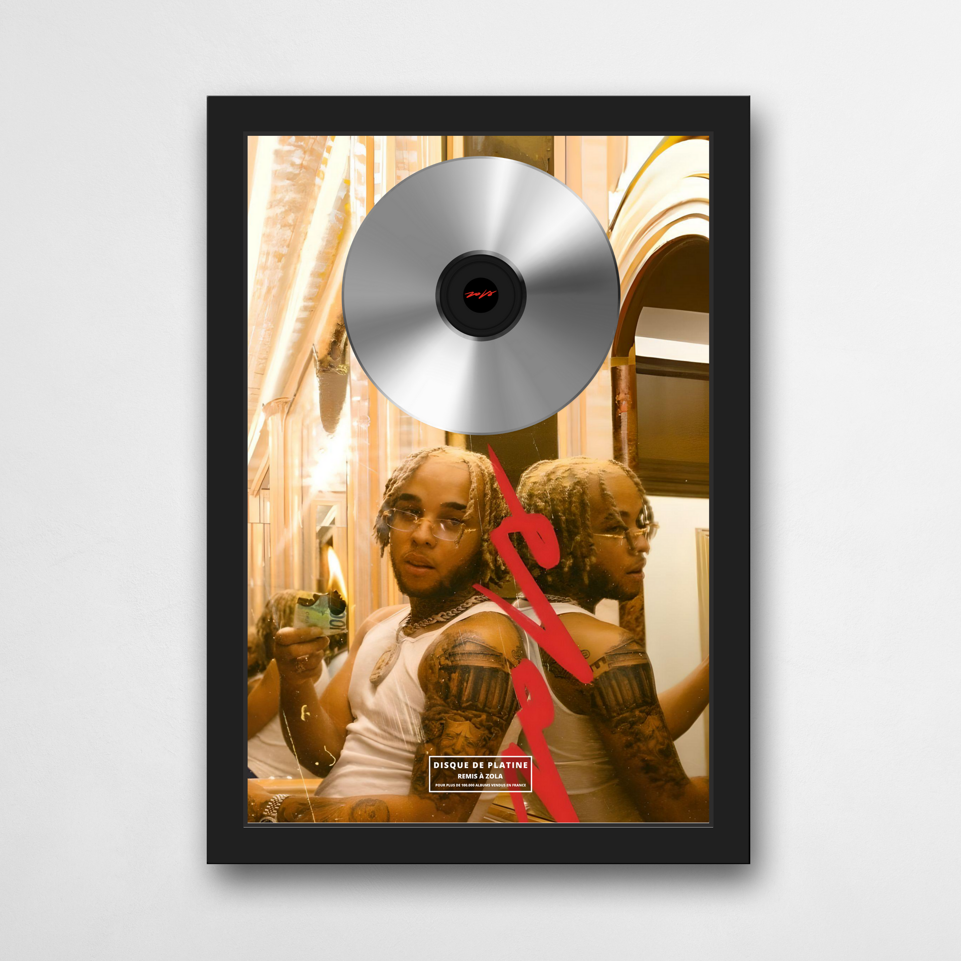 Disque de platine Zola - Survie | Rapcertif