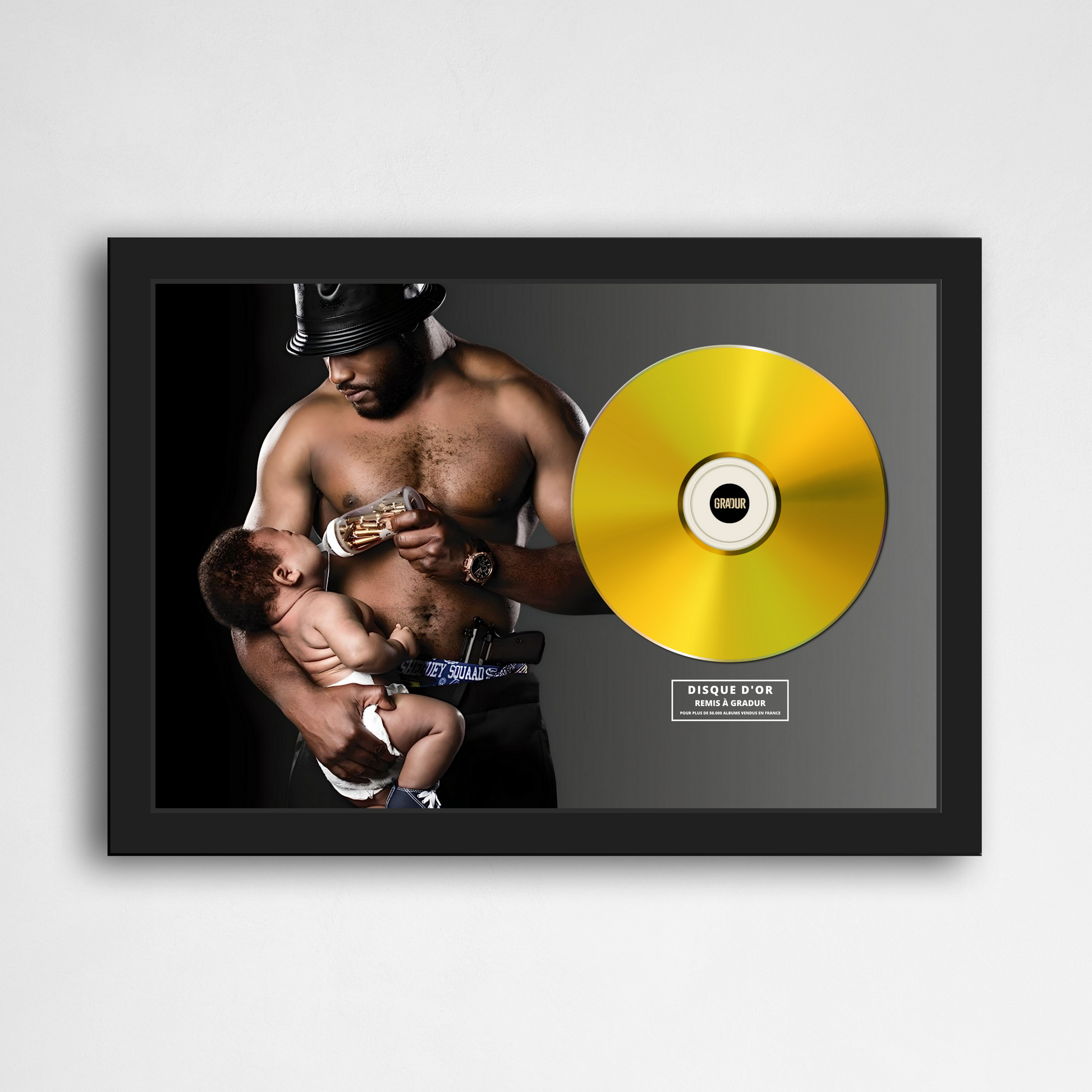 Disque d'or Gradur - L'homme au bob | Rapcertif