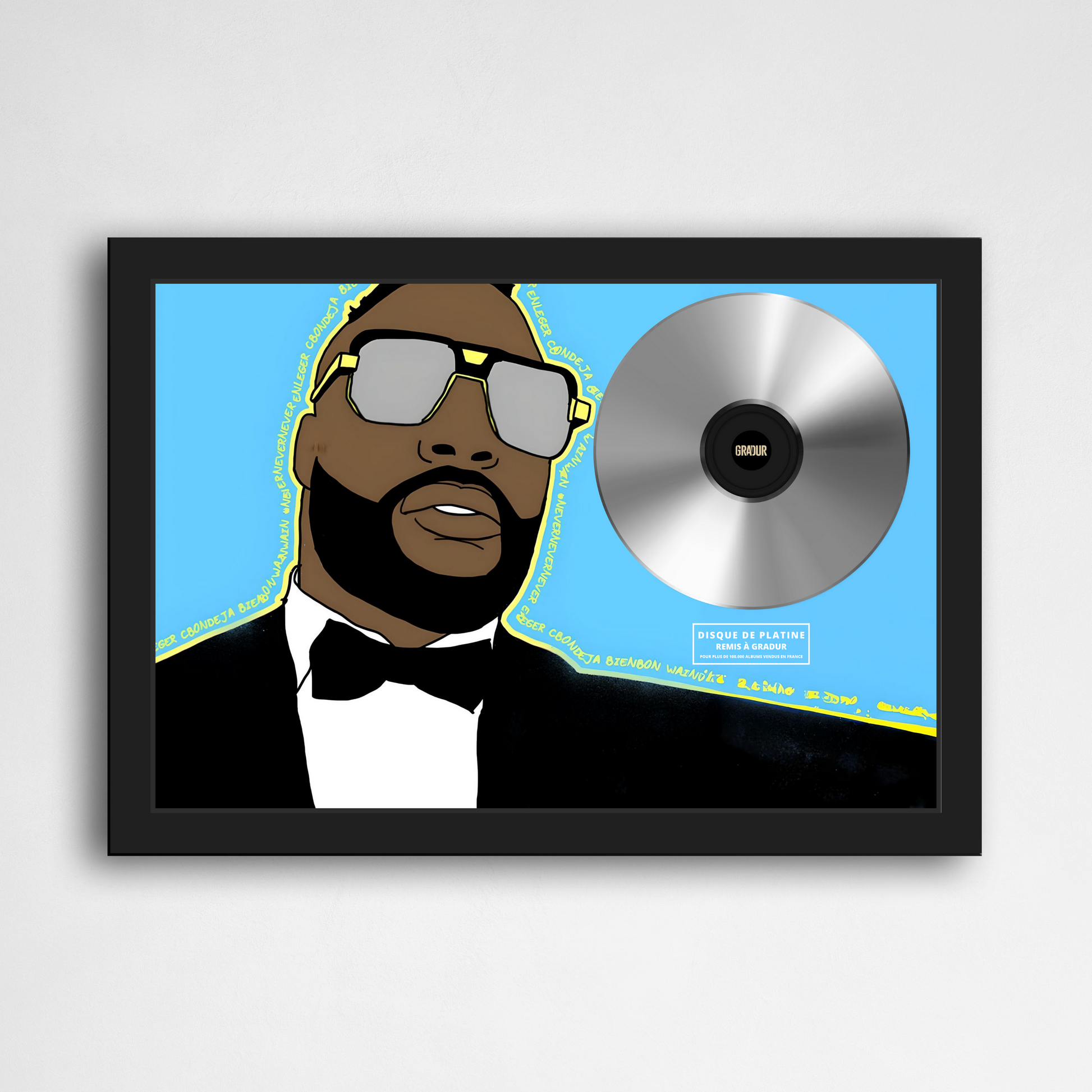 Disque de platine Gradur - ShegueyVara 2 | Rapcertif