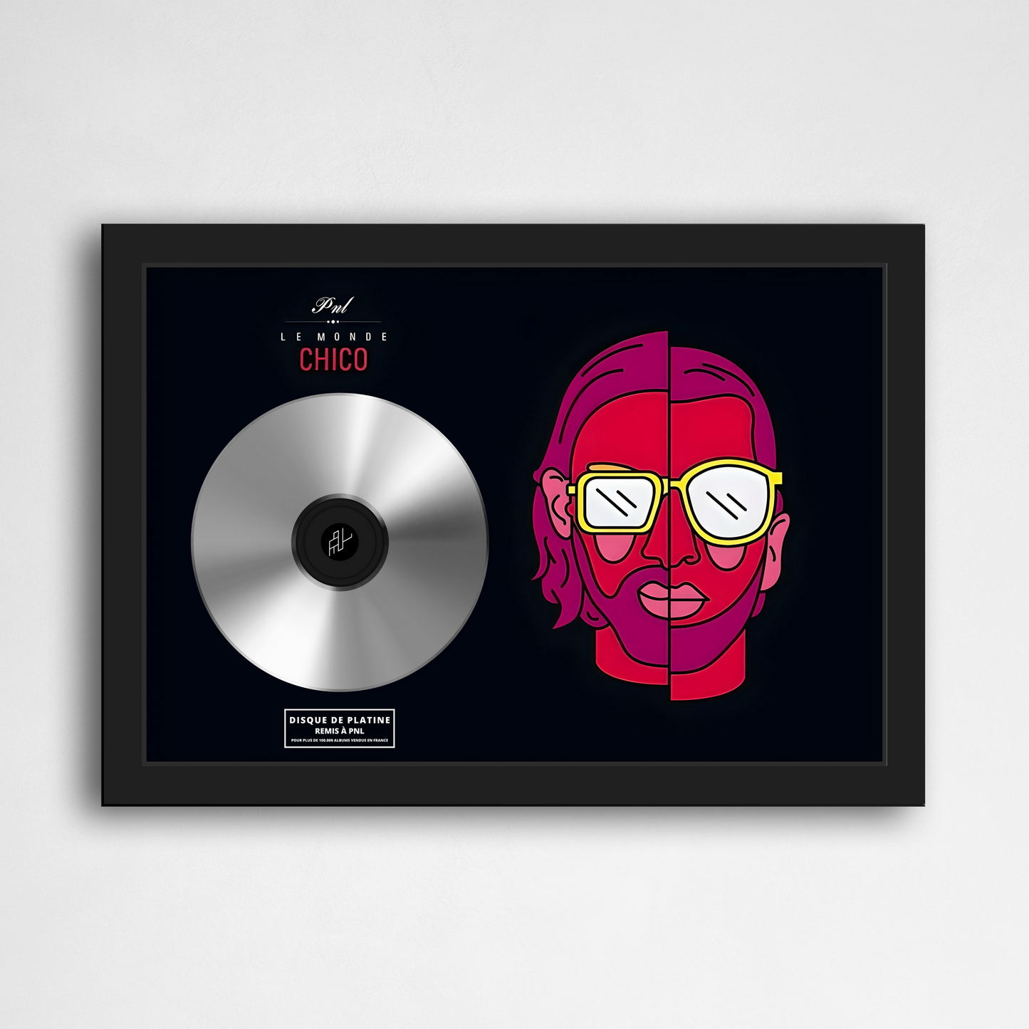 Disque de platine PNL - Le monde Chico | Rapcertif