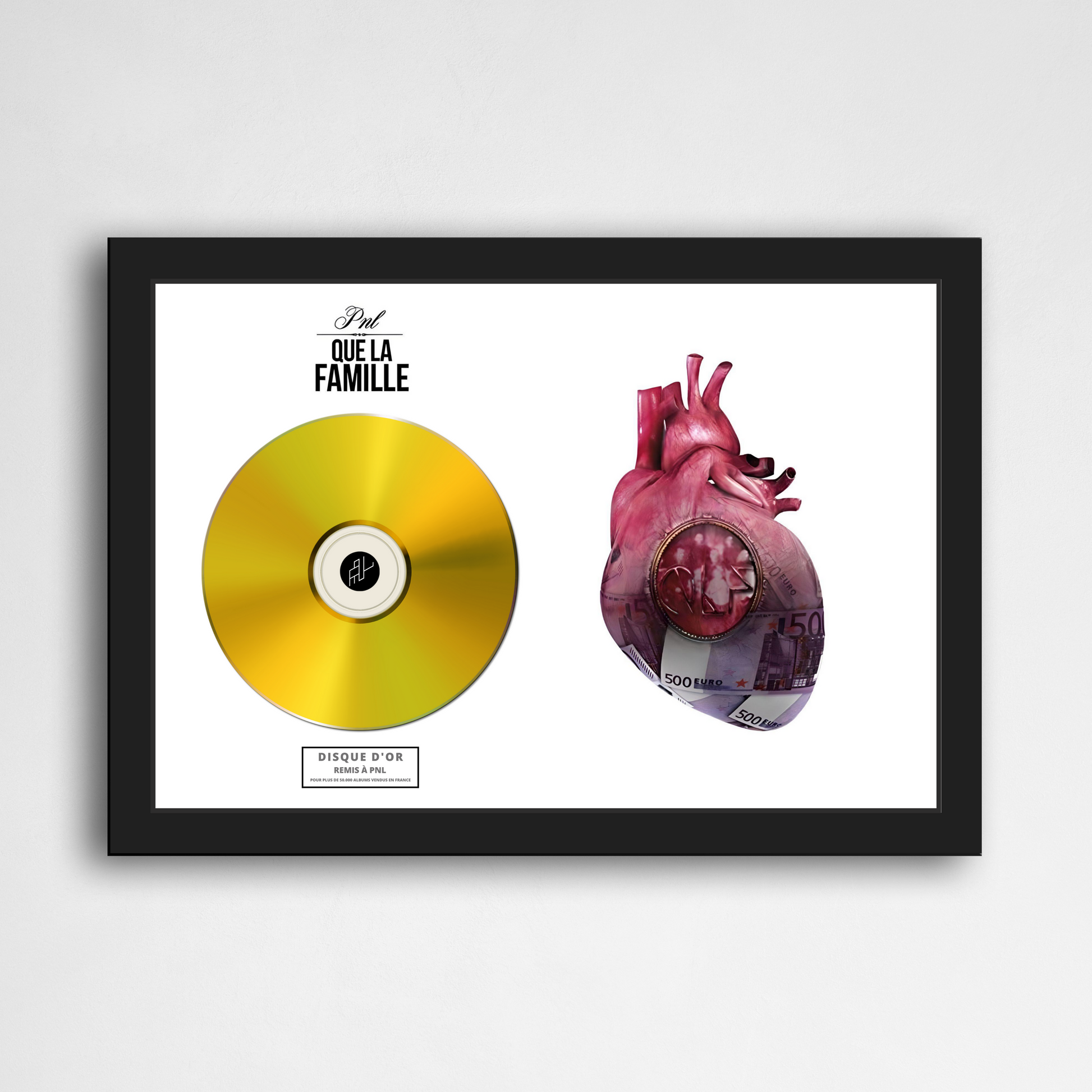Disque d'or PNL - Que la famille | Rapcertif