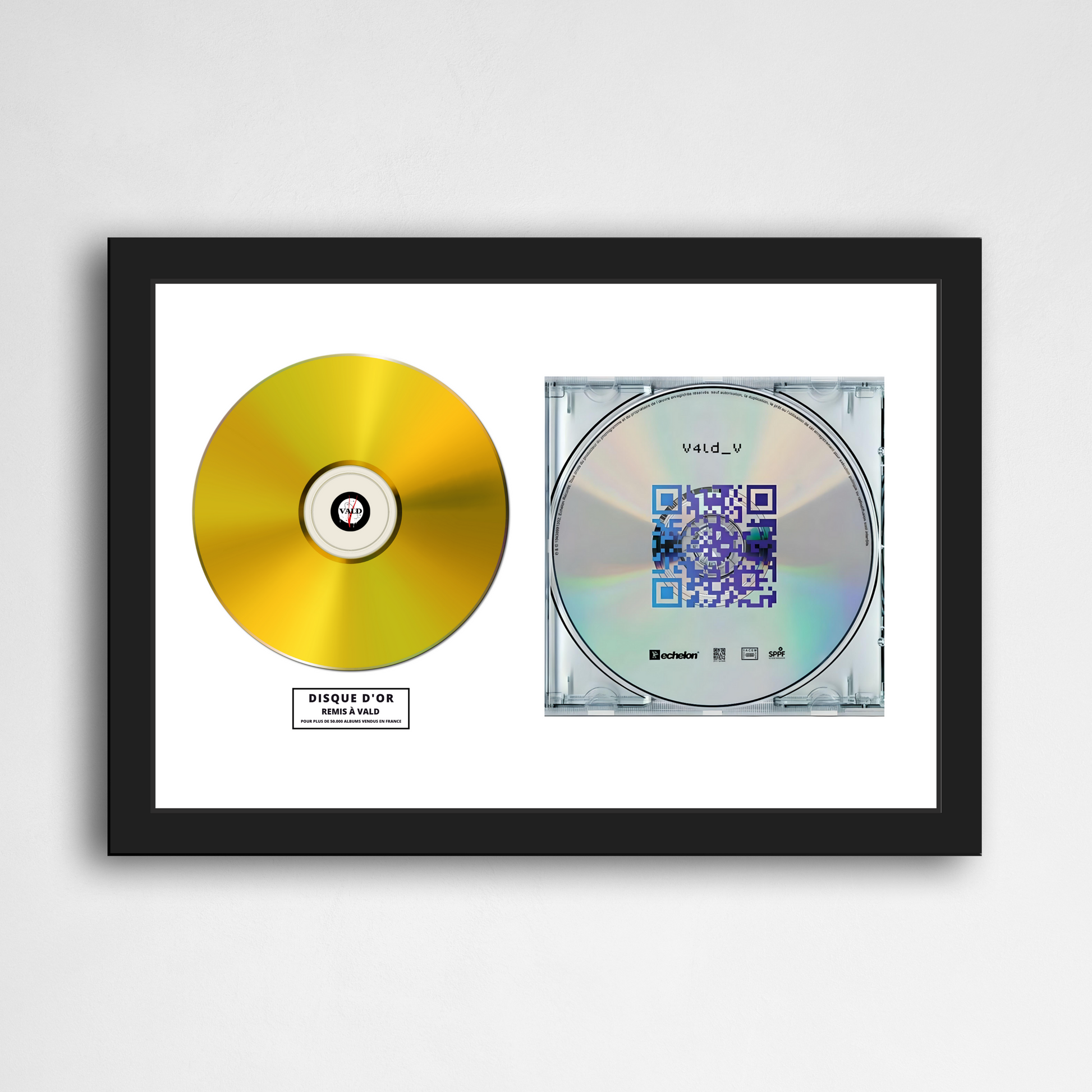 Disque d'or Vald - V | Rapcertif