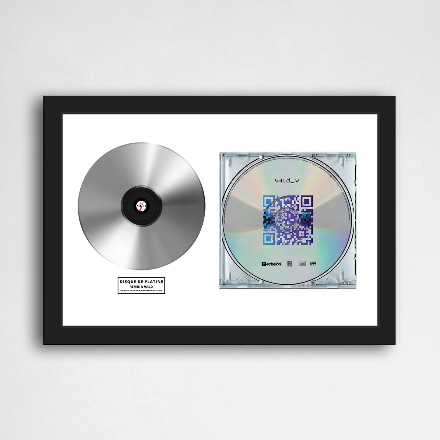 Disque de platine Vald - V | Rapcertif