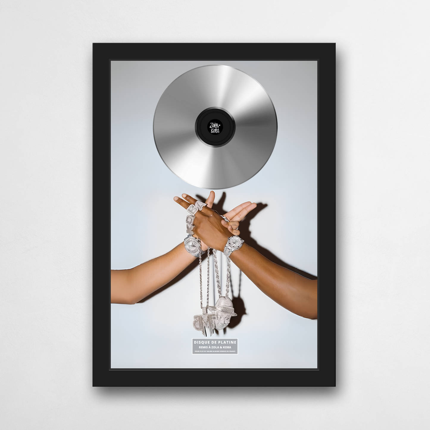 Disque de platine Zola & Koba laD - Frères ennemis | Rapcertif