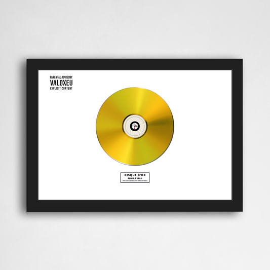 Disque d'or Vald - XEU | Rapcertif