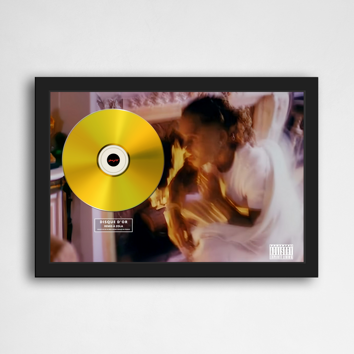 Disque d'or Zola - Diamant du Bled | Rapcertif