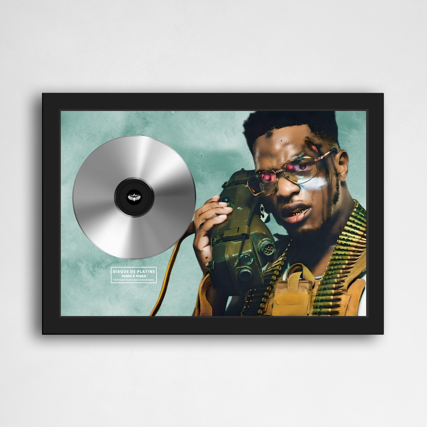 Disque de platine Niska - Commando | Rapcertif