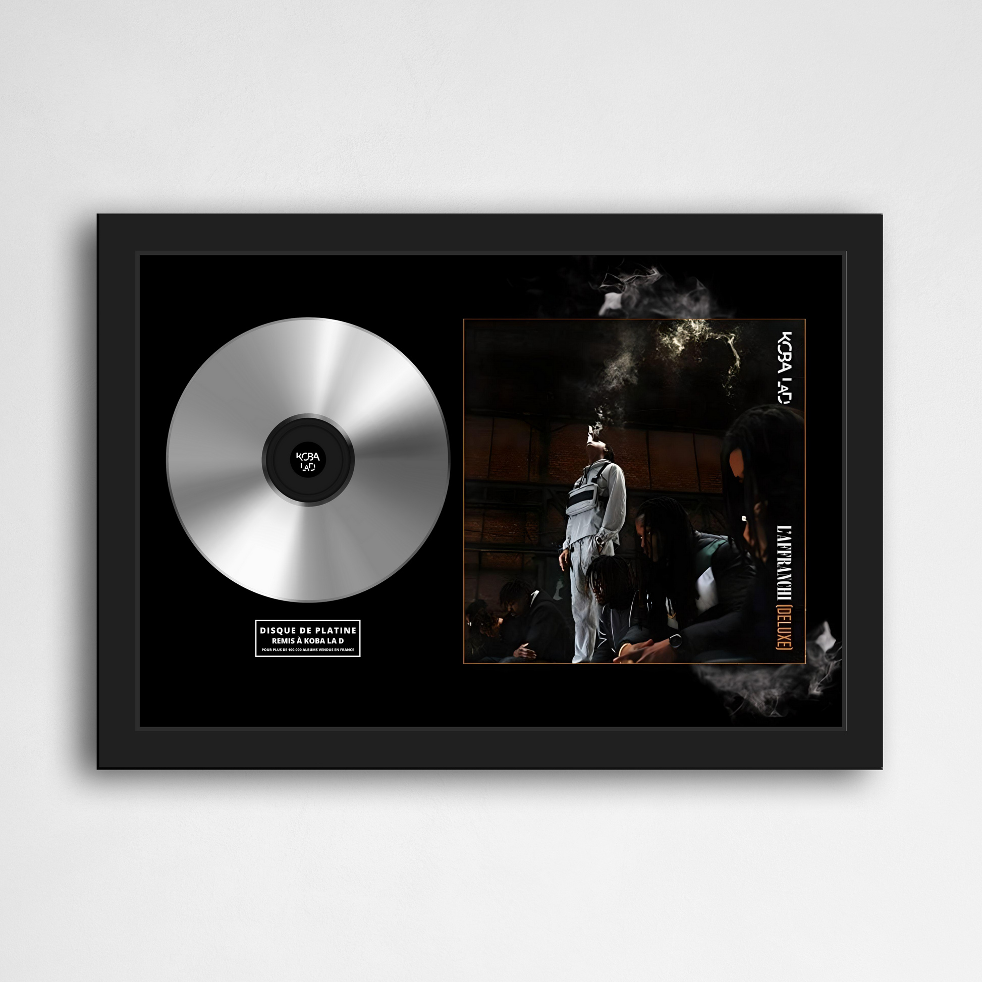 Disque de platine Koba laD - L'Affranchi | Rapcertif