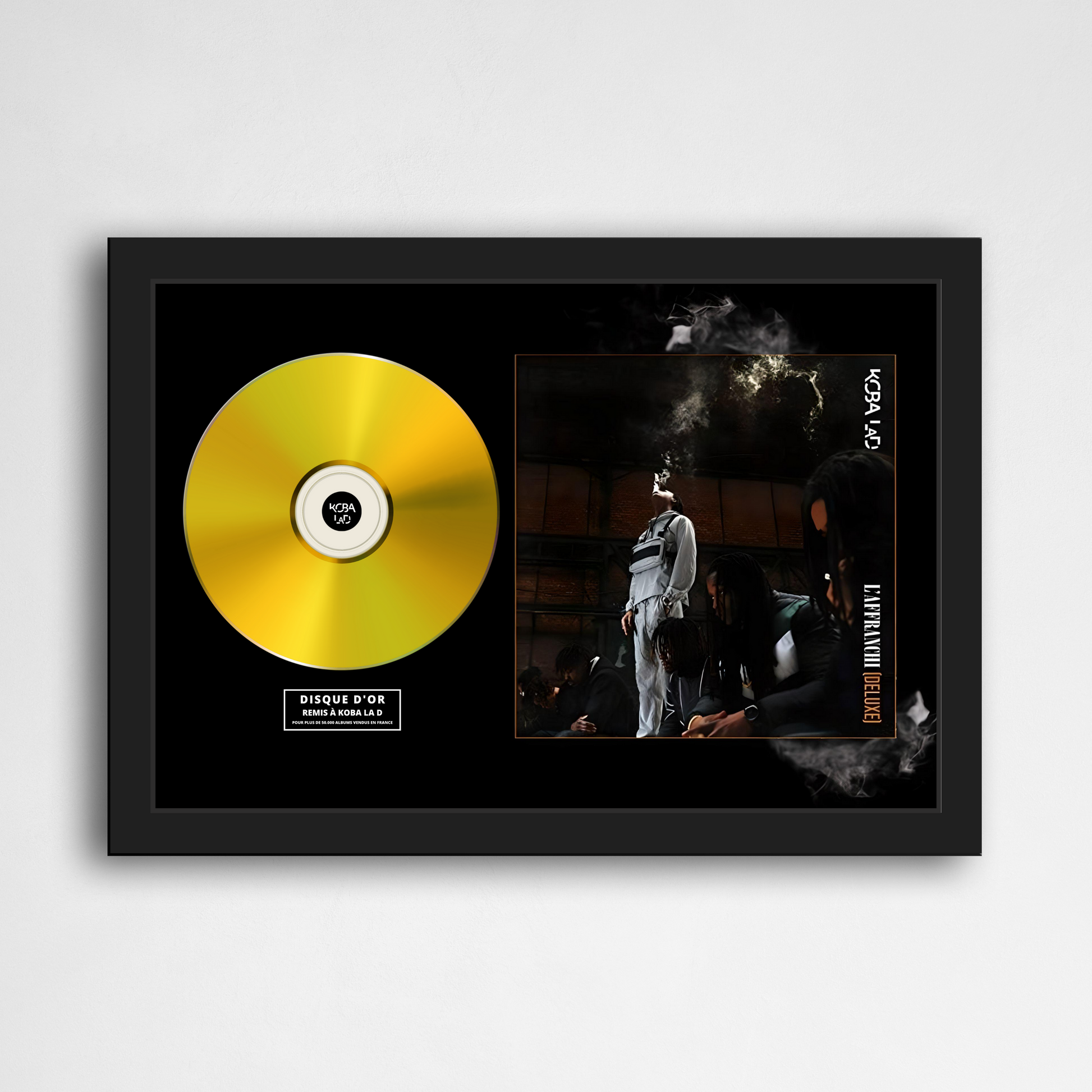 Disque d'or Koba laD - L'Affranchi | Rapcertif