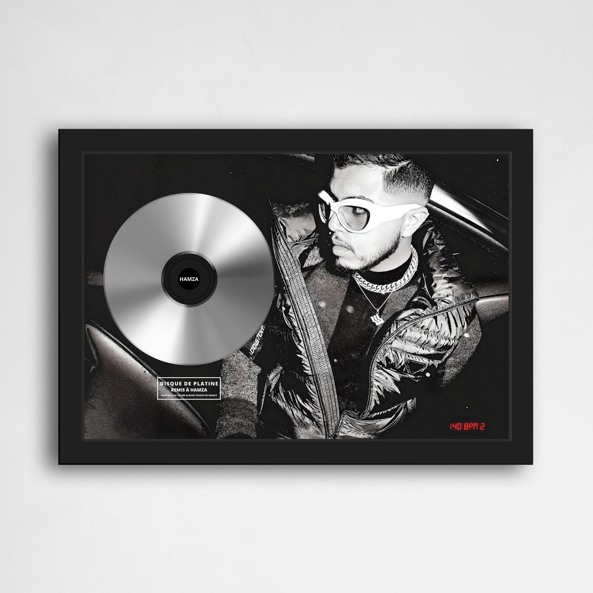 Disque de platine Hamza - 140 BPM 2 | Rapcertif