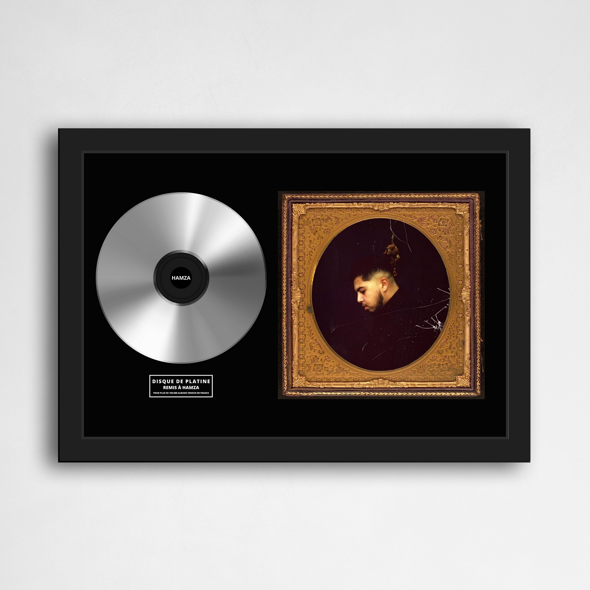 Disque de platine Hamza - Sincèrement | Rapcertif