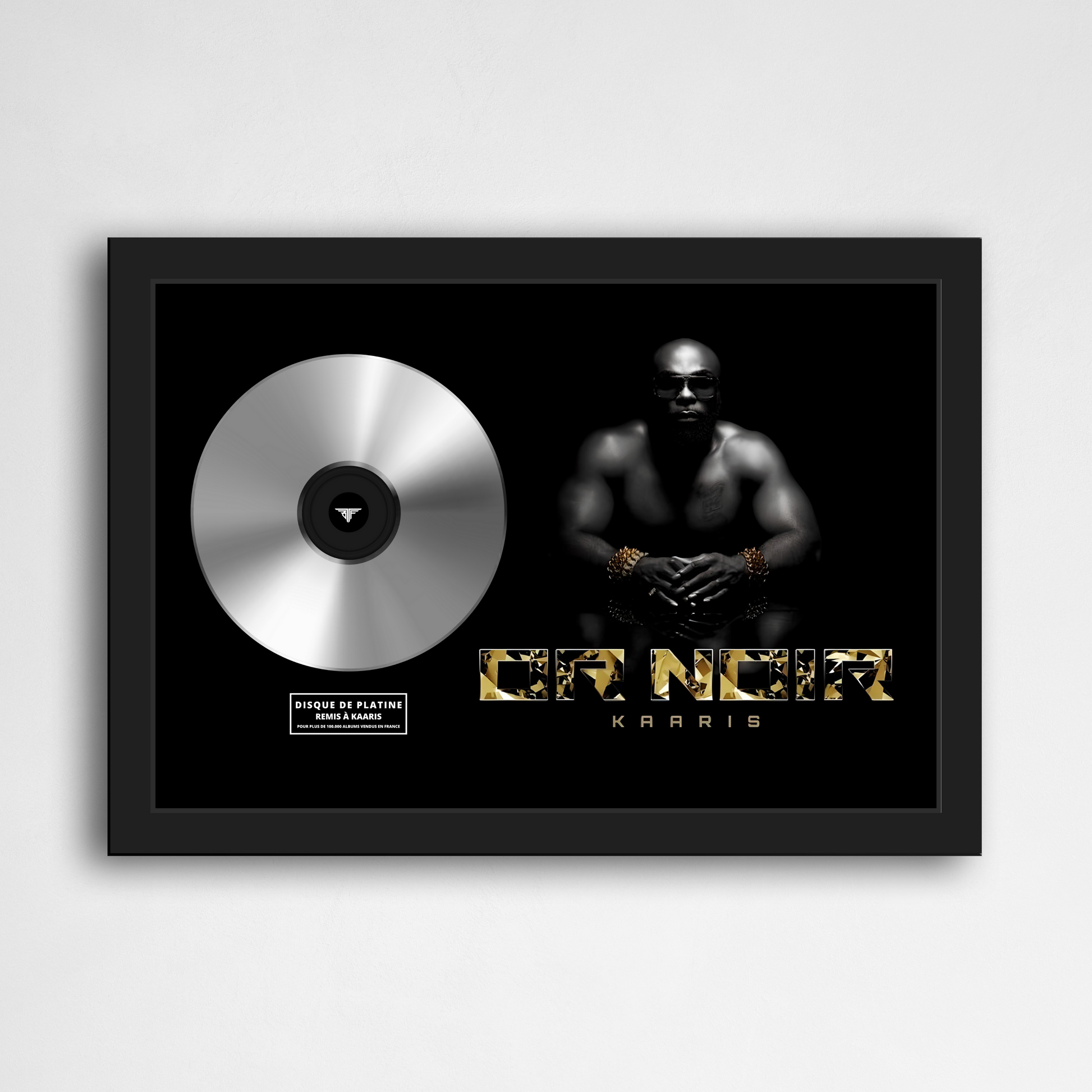 Disque de platine Kaaris - Or Noir | Rapcertif