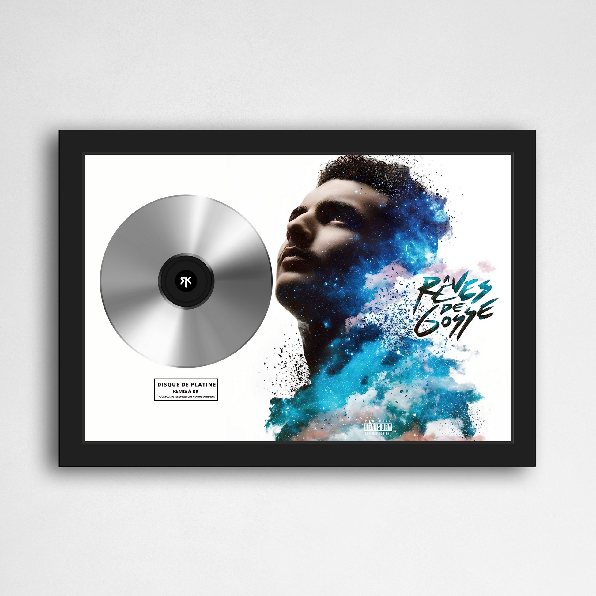 Disque de platine RK - Rêves de Gosse | Rapcertif