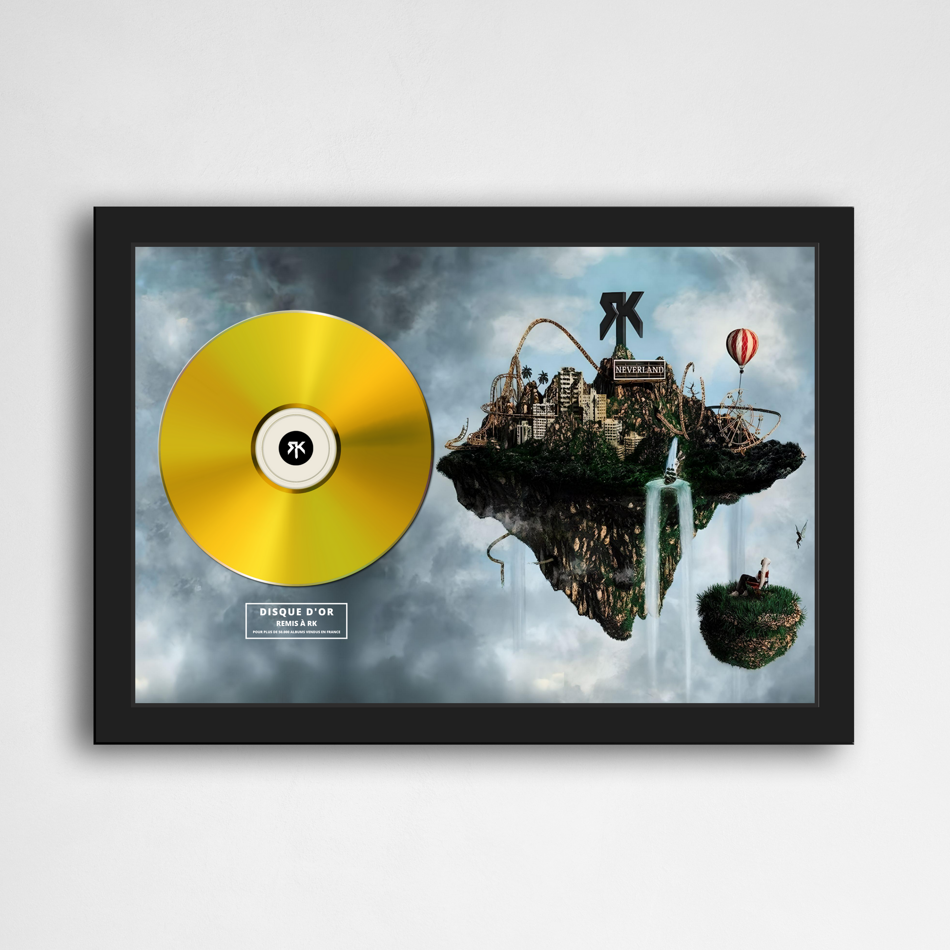 Disque d'or RK - Neverland | Rapcertif