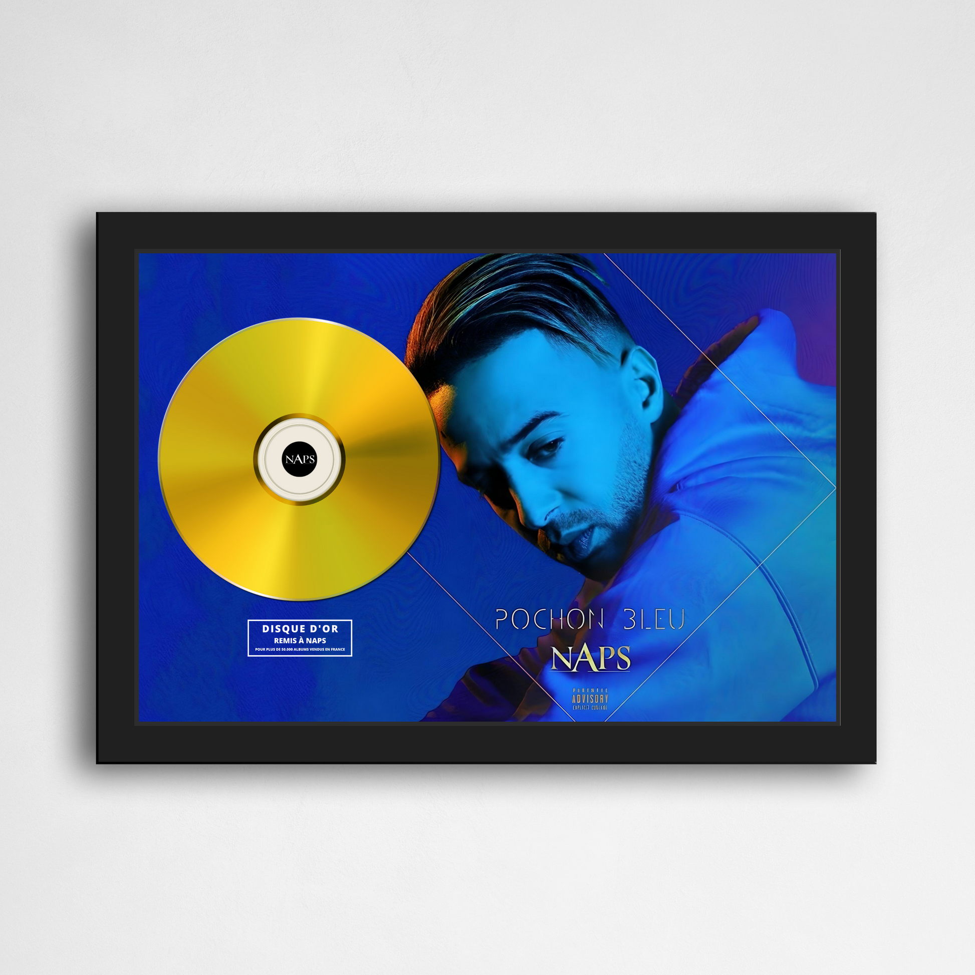 Disque d'or Naps - Pochon bleu | Rapcertif