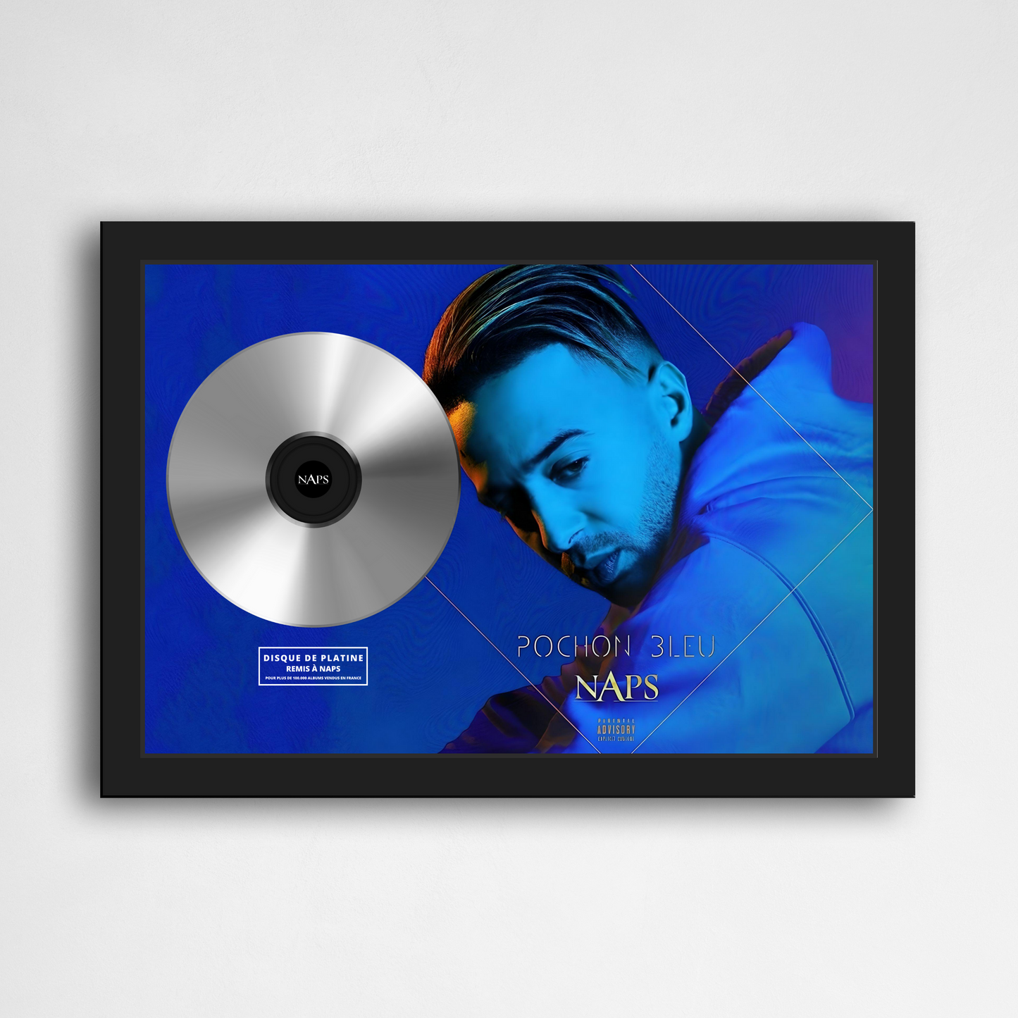 Disque de platine Naps - Pochon bleu | Rapcertif
