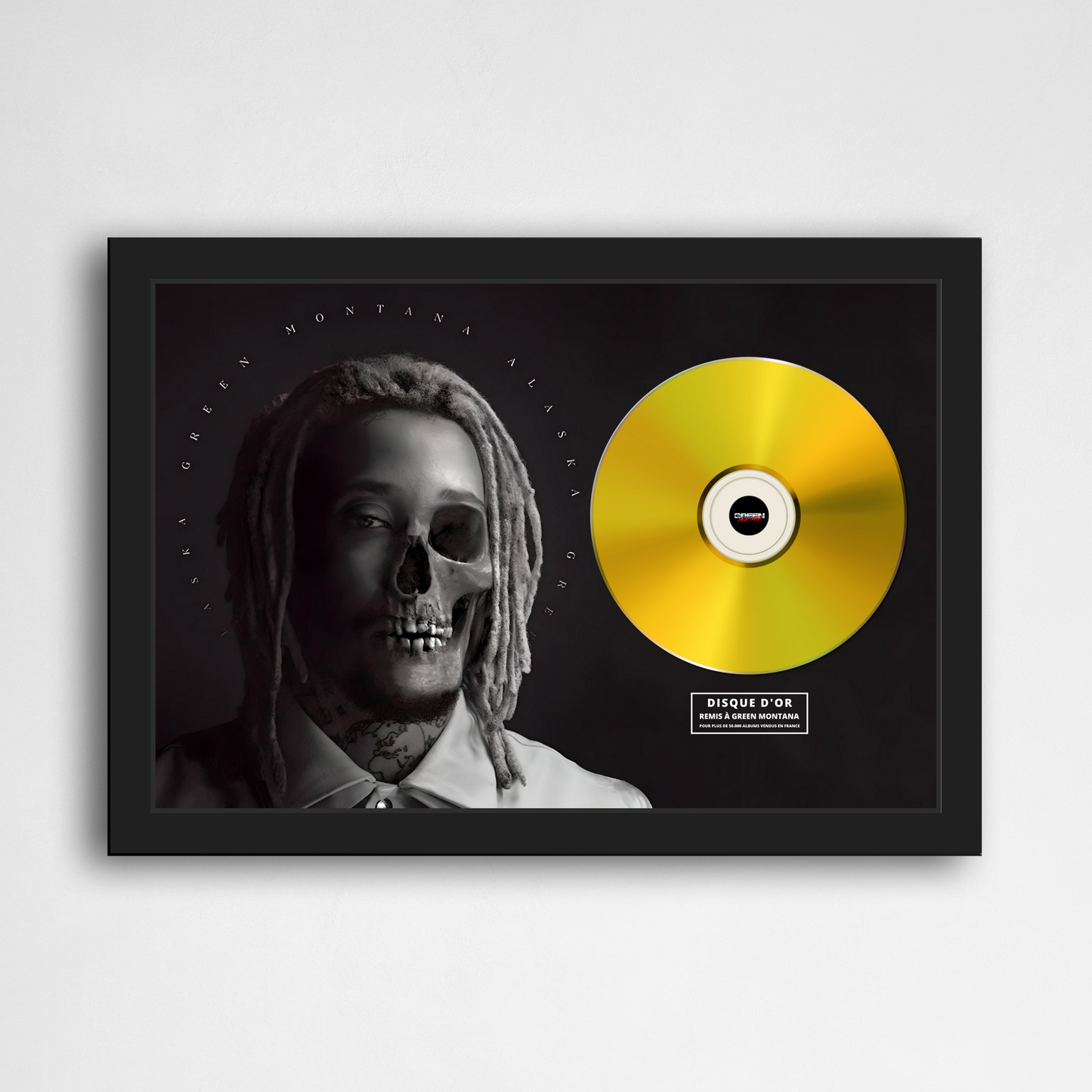 Disque d'or Green Montana - ALASKA | Rapcertif
