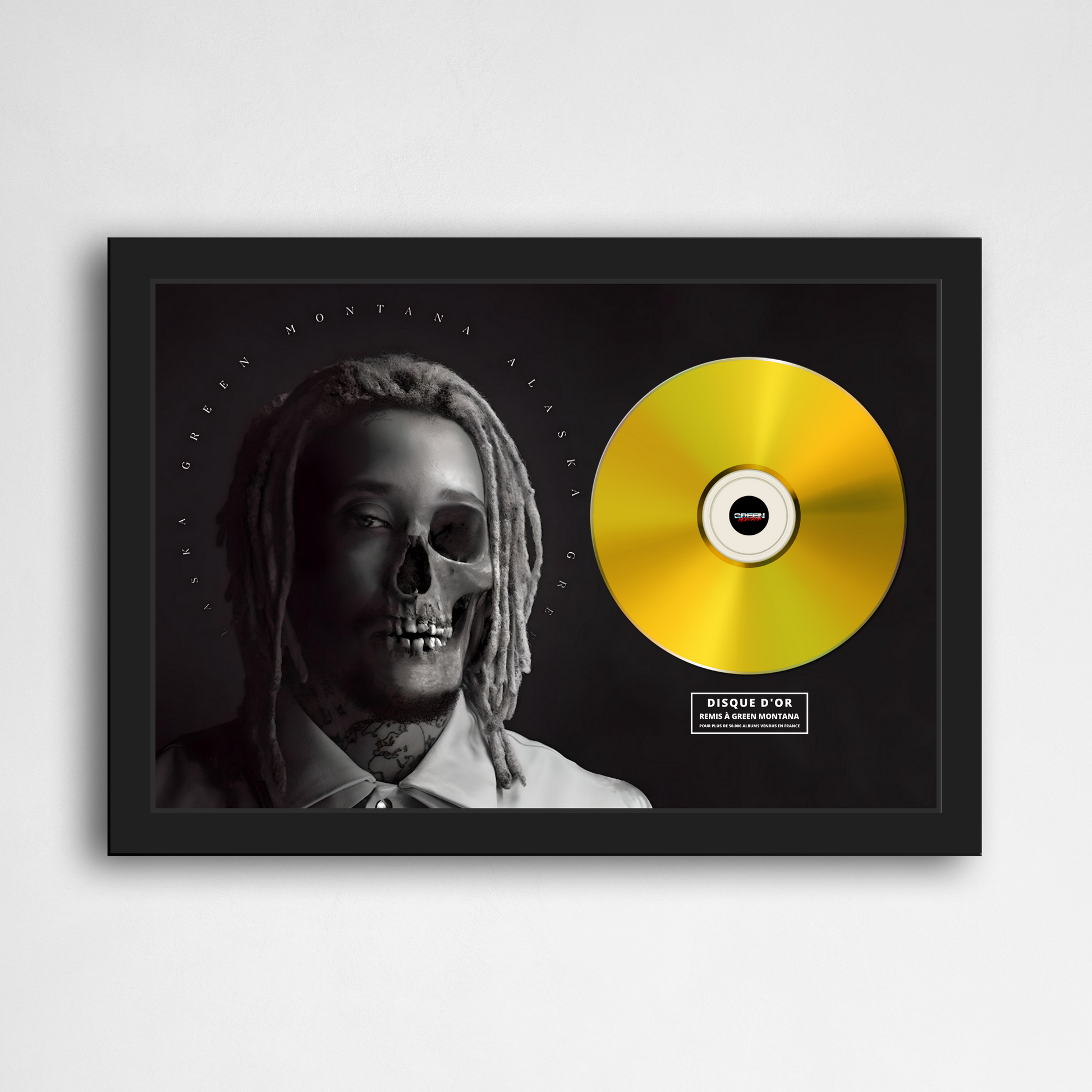 Disque d'or Green Montana - ALASKA | Rapcertif
