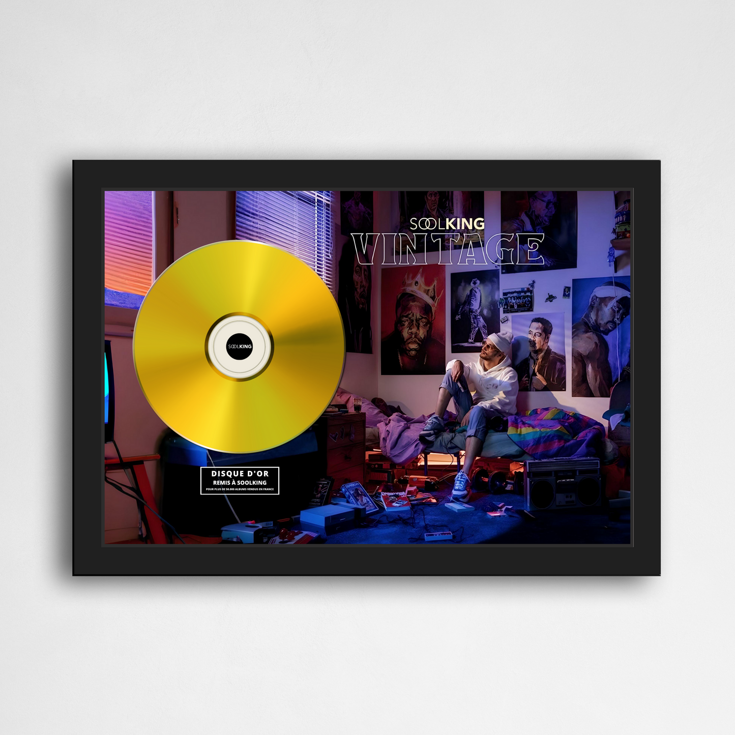 Disque d'or Soolking - Vintage | Rapcertif