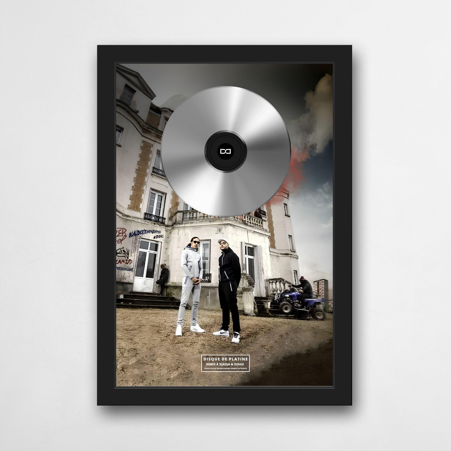 Disque de platine Djadja & Dinaz - Dans l'arène | Rapcertif