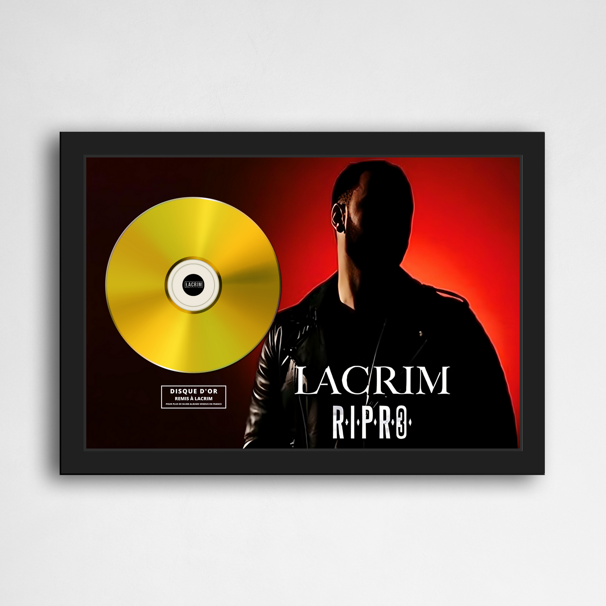 Disque d'or Lacrim - RIPRO 3 | Rapcertif