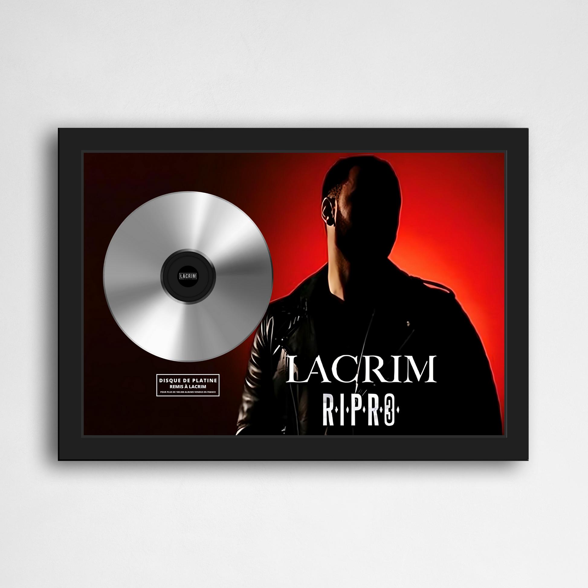 Disque de platine Lacrim - RIPRO 3 | Rapcertif