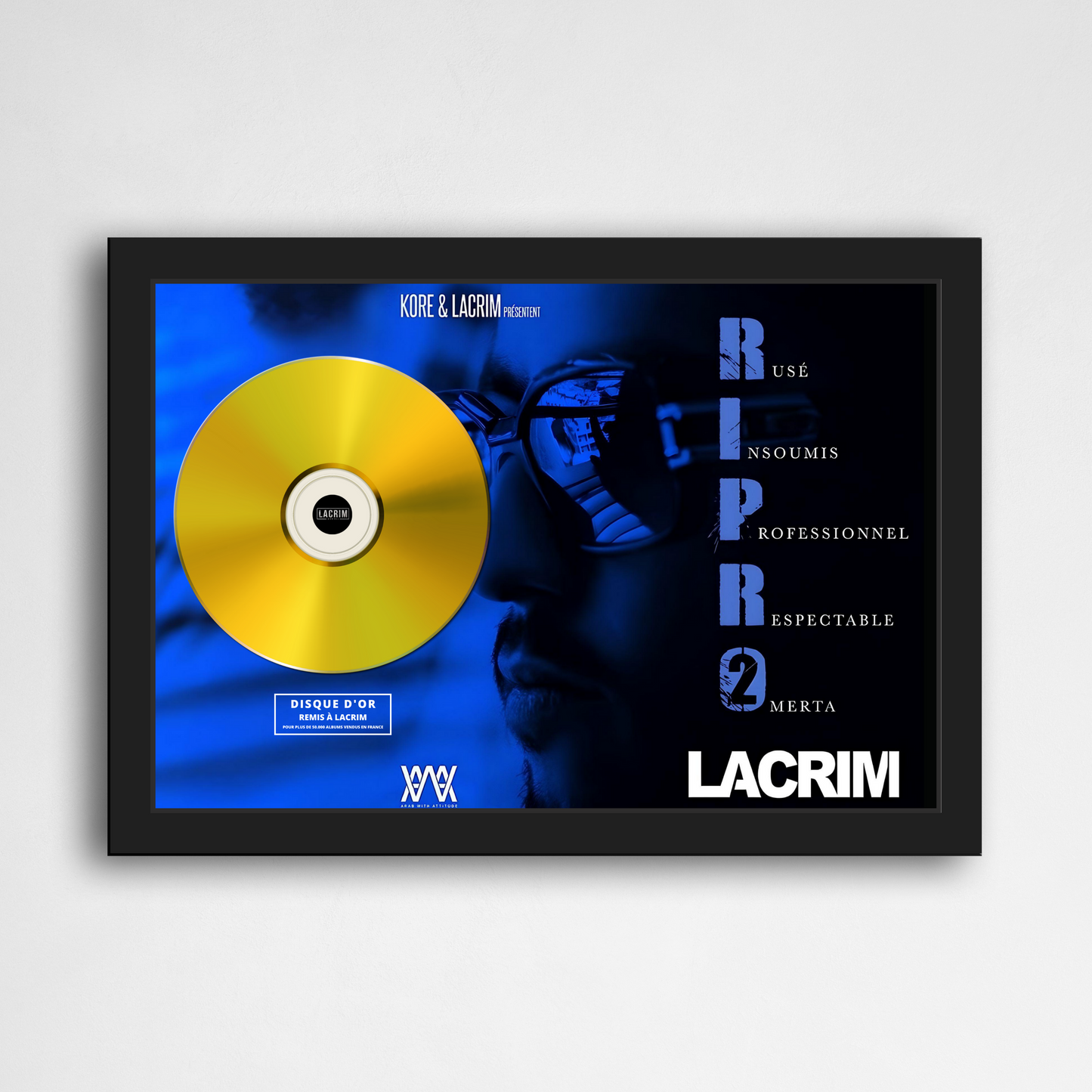 Disque d'or Lacrim - RIPRO 2 | Rapcertif