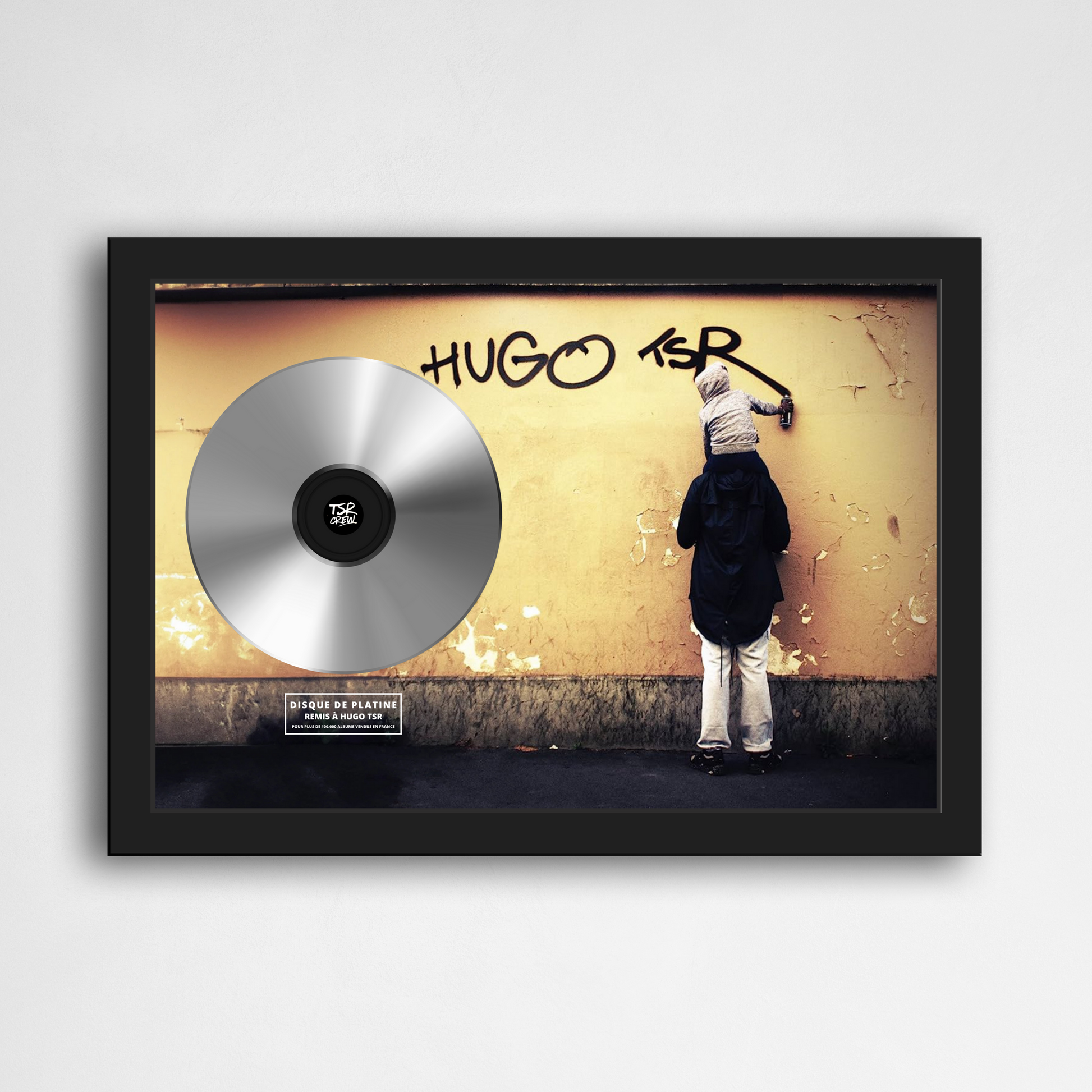 Disque de platine Hugo TSR - Tant qu’on est là | Rapcertif