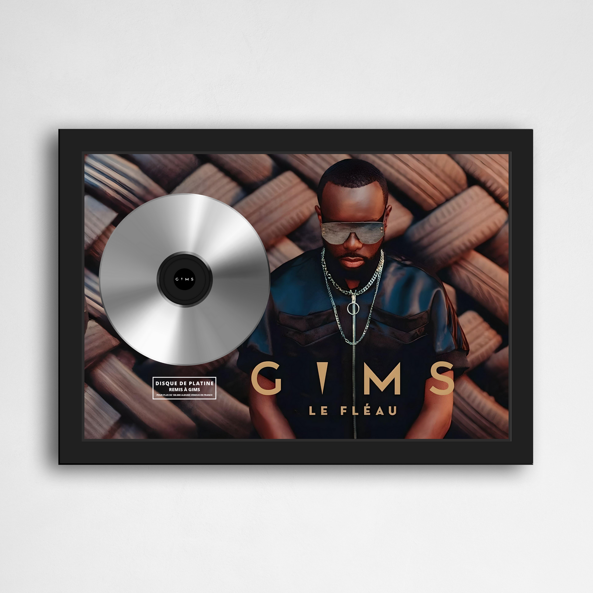 Disque de platine Gims - LE FLÉAU | Rapcertif