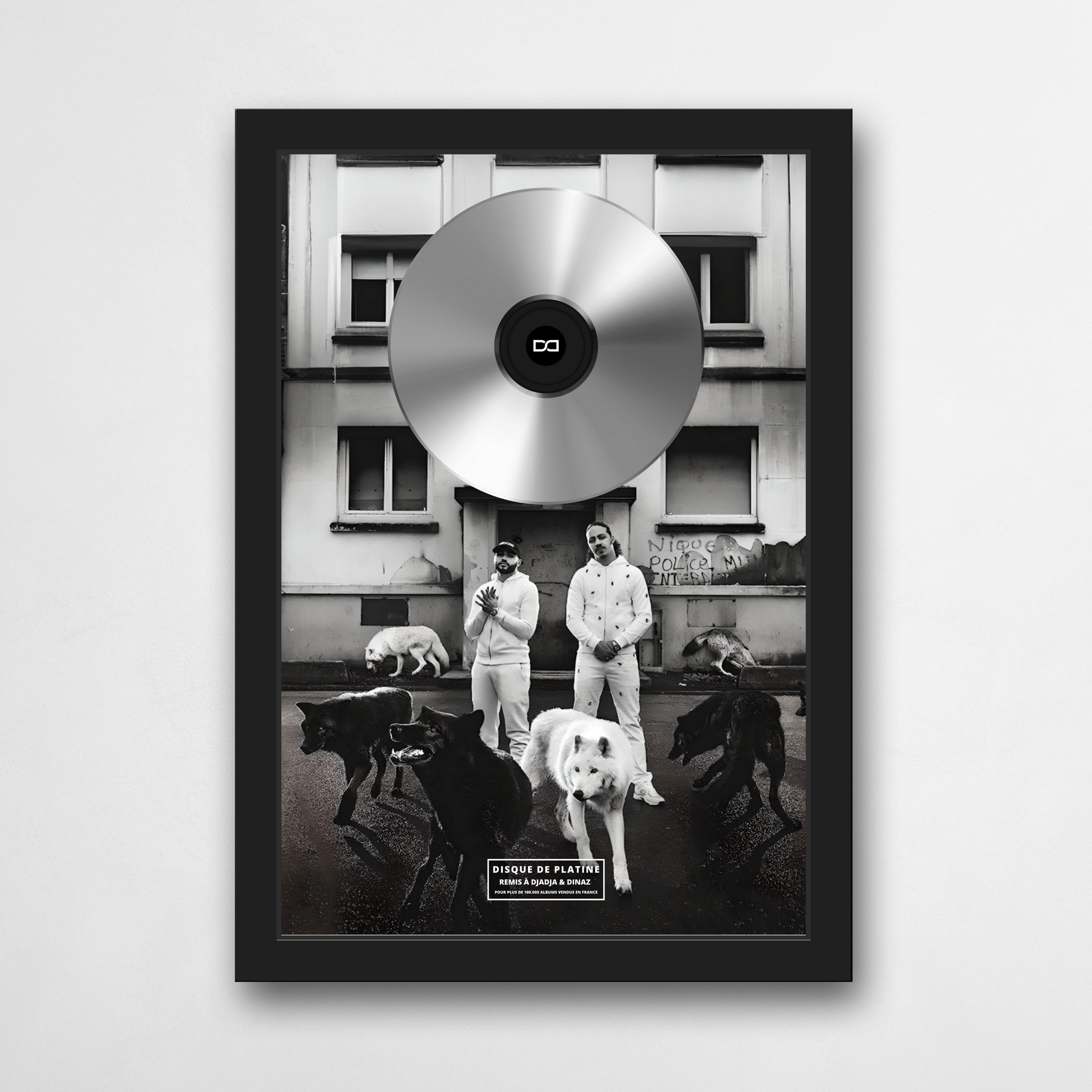 Disque de platine Djadja & Dinaz - Drôle de mentalité | Rapcertif