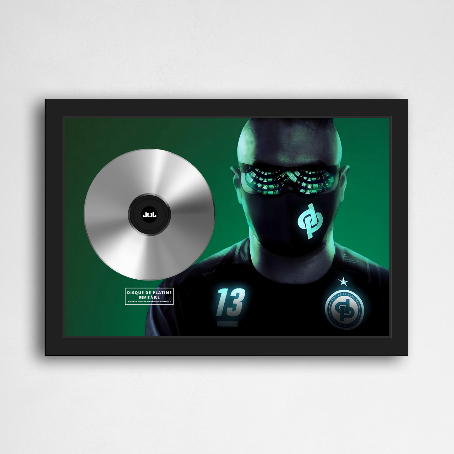 Disque de platine Jul - Demain ça ira | Rapcertif