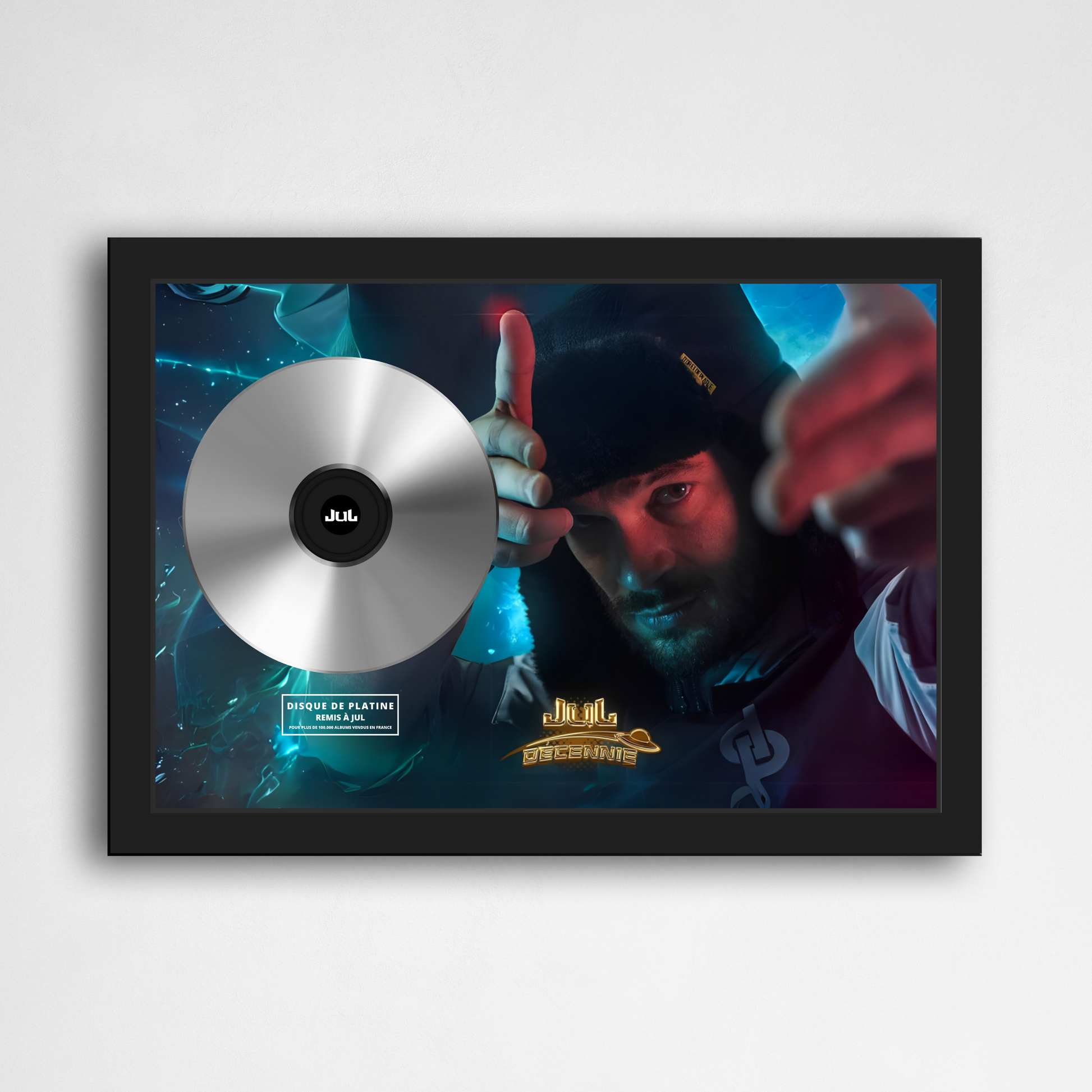 Disque de platine Jul - Décennie | Rapcertif