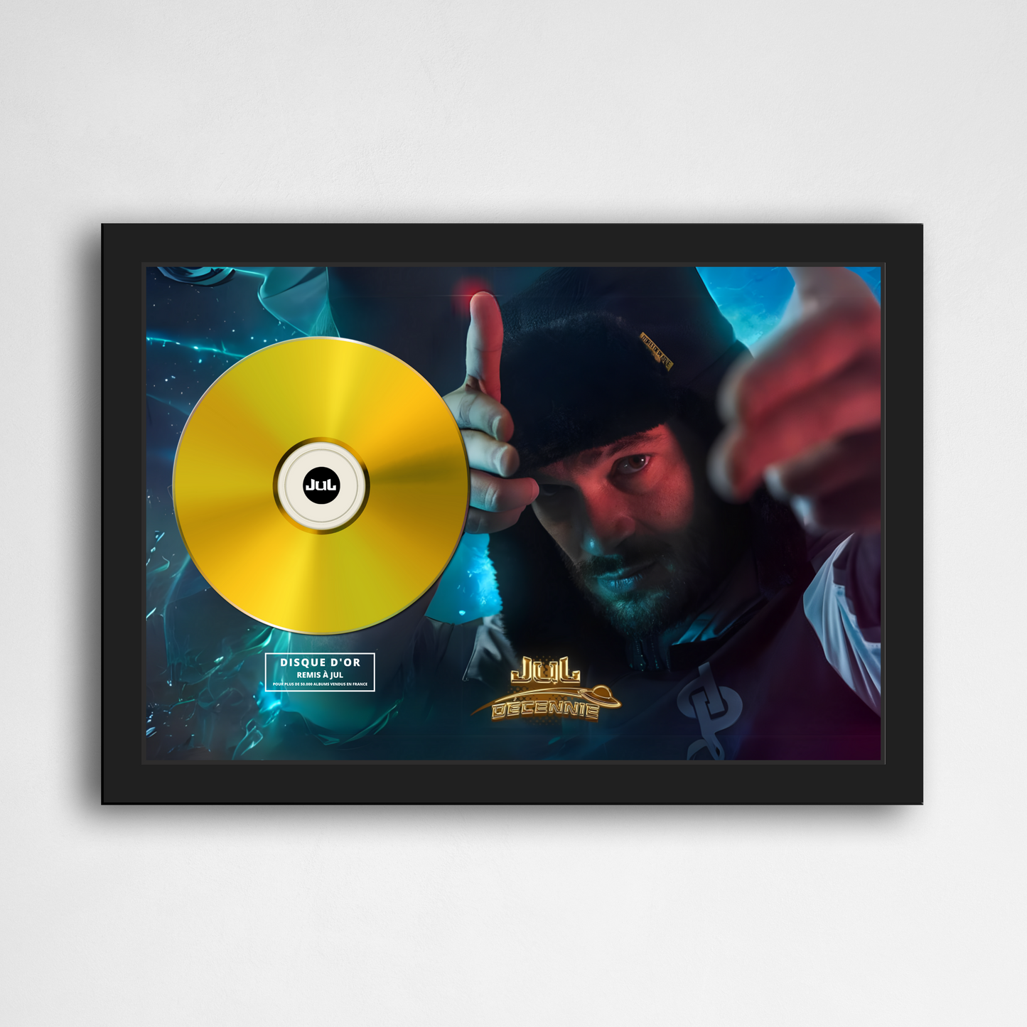 Disque d'or Jul - Décennie | Rapcertif