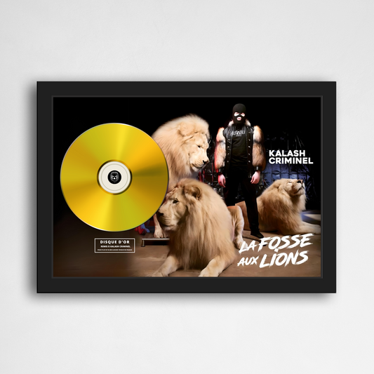 Disque d'or Kalash Criminel - La Fosse aux lions | Rapcertif