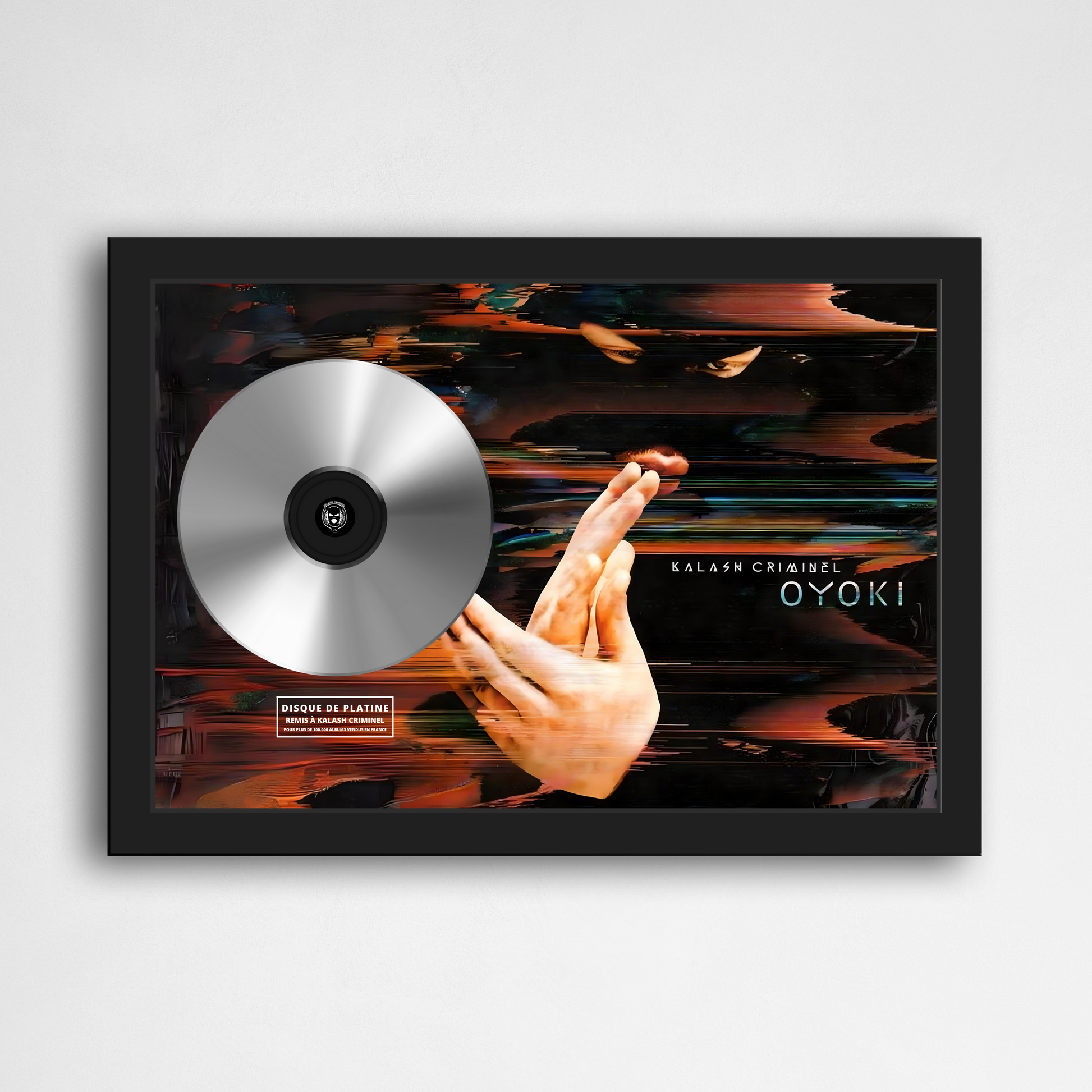 Disque de platine Kalash Criminel - Oyoki | Rapcertif
