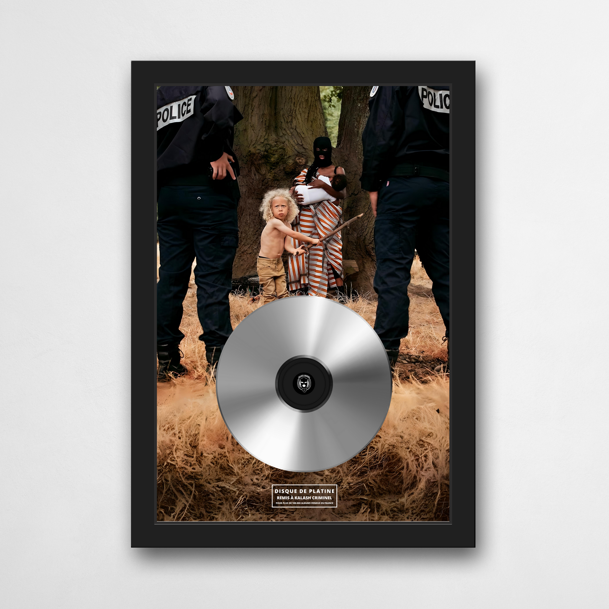 Disque de platine Kalash Criminel - Sélection naturelle | Rapcertif