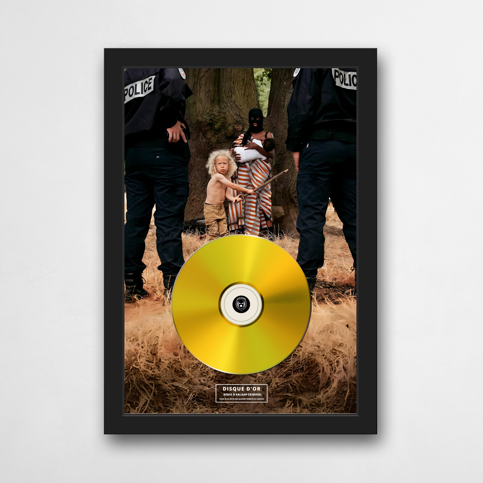 Disque d'or Kalash Criminel - Sélection naturelle | Rapcertif