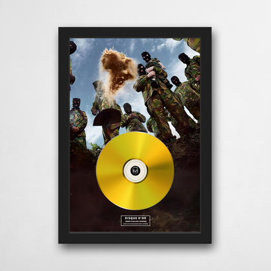 Disque d'or Kalash Criminel - BON COURAGE | Rapcertif