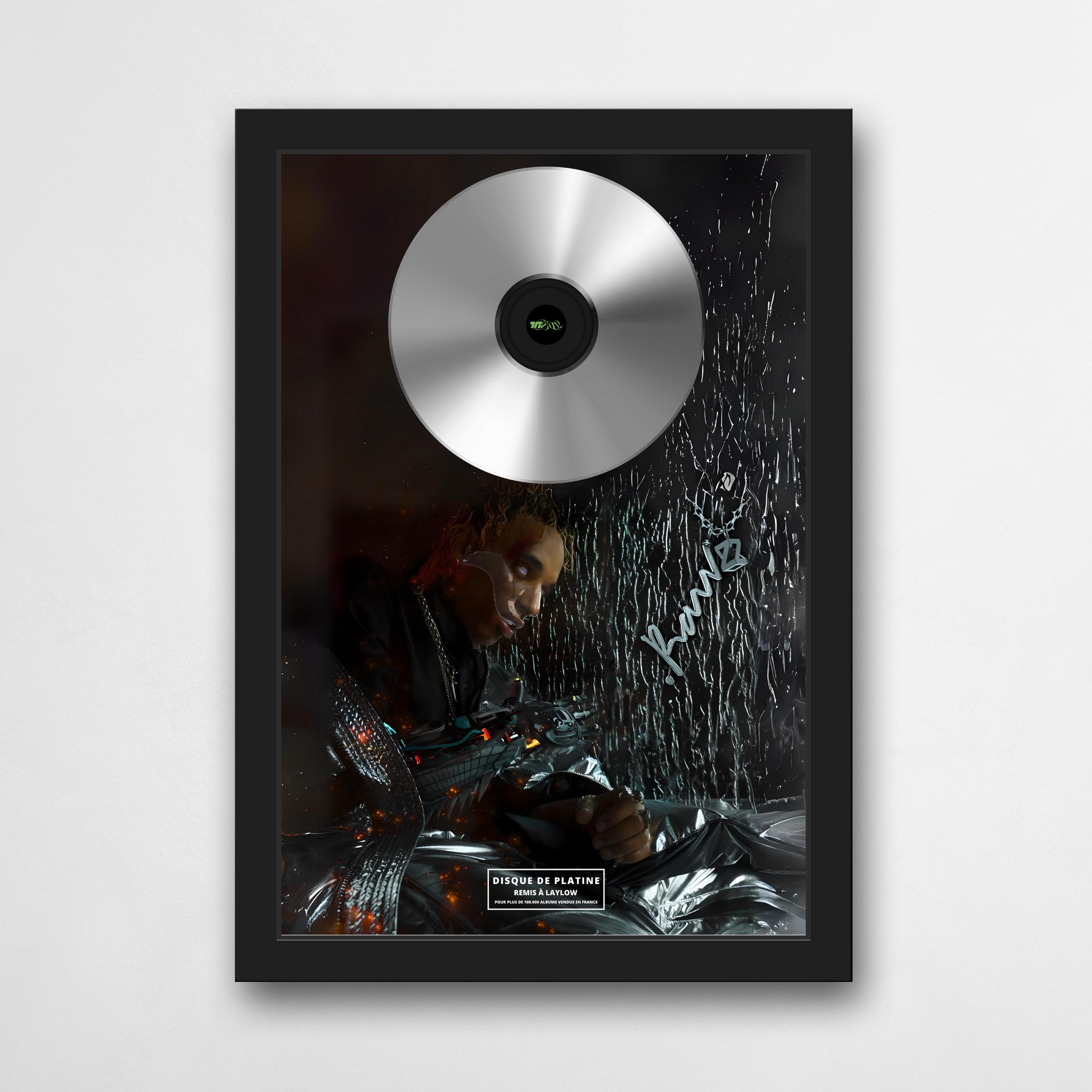 Disque de platine Laylow - RAW-Z | Rapcertif