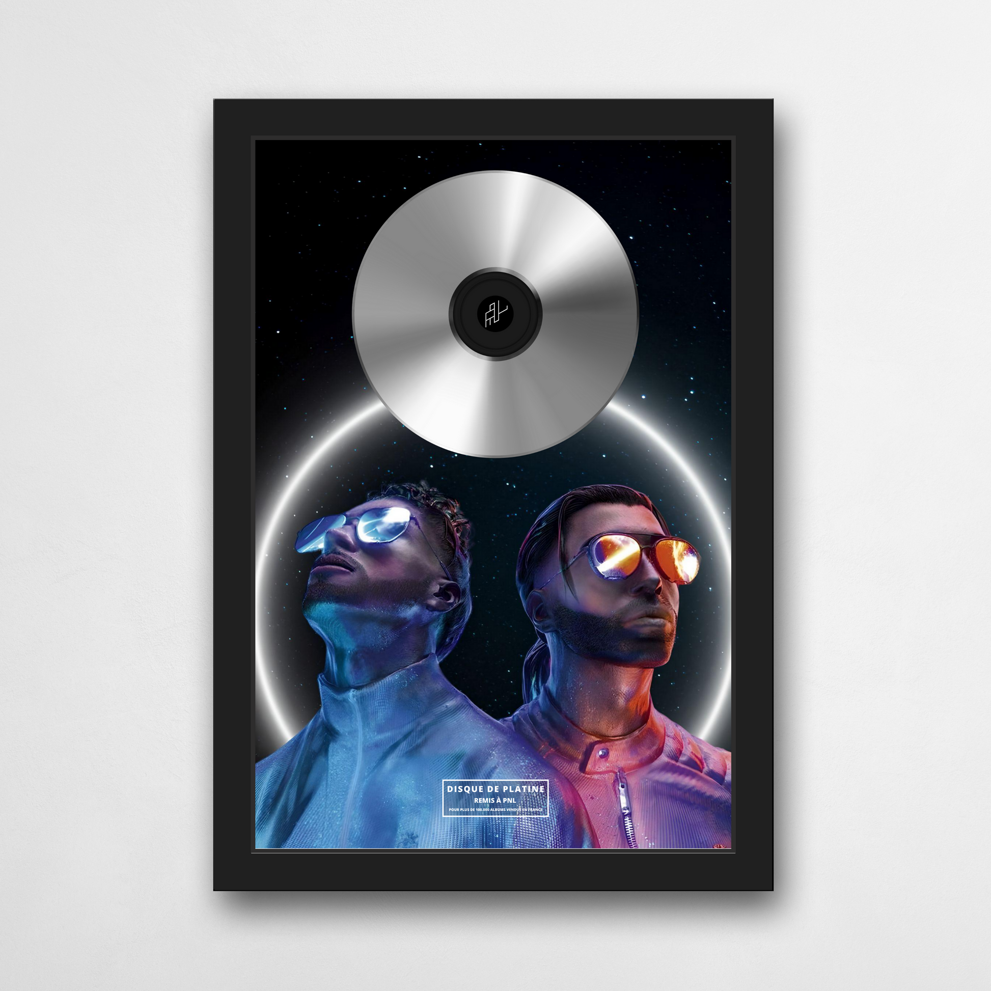 Disque de platine PNL - Deux frères | Rapcertif