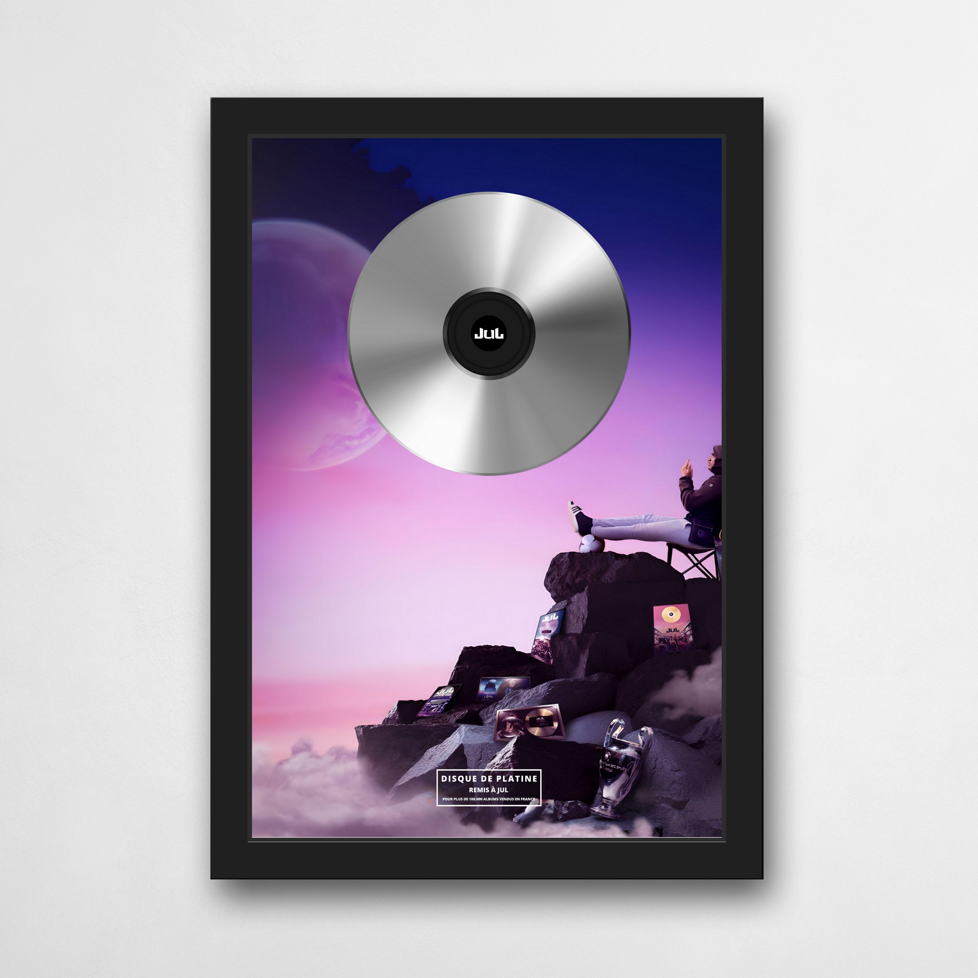 Disque de platine Jul - Loin du monde | Rapcertif