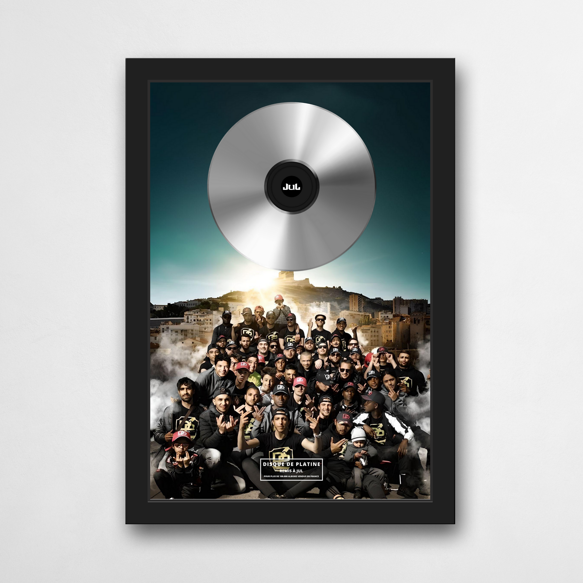 Disque de platine Jul - Je ne me vois pas briller | Rapcertif