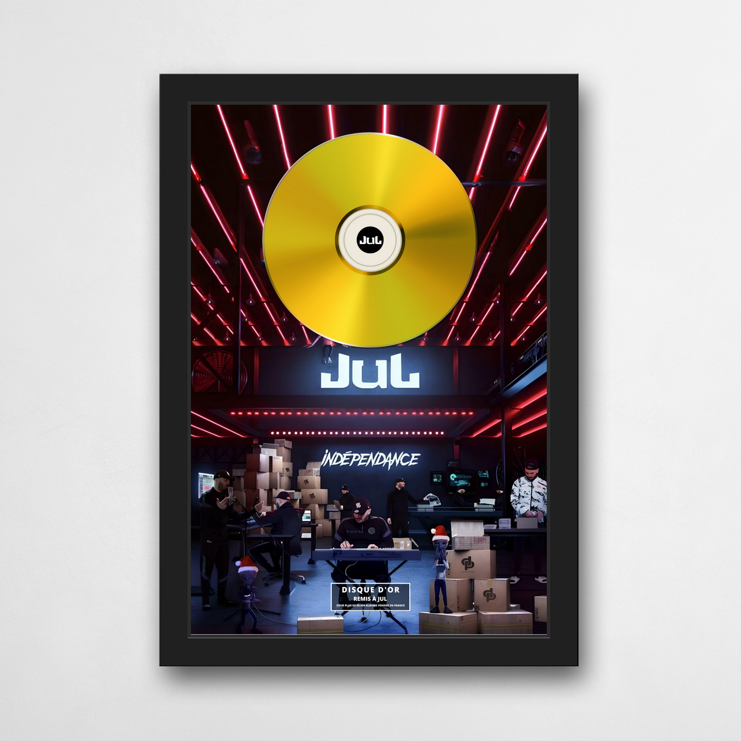 Disque d'or Jul - Indépendance | Rapcertif