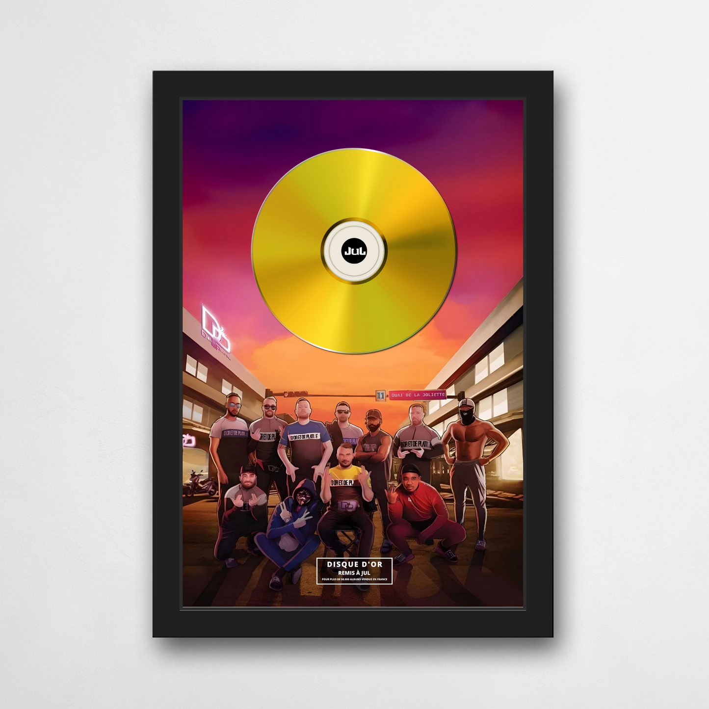 Disque d'or Jul - C'est pas des LOL | Rapcertif