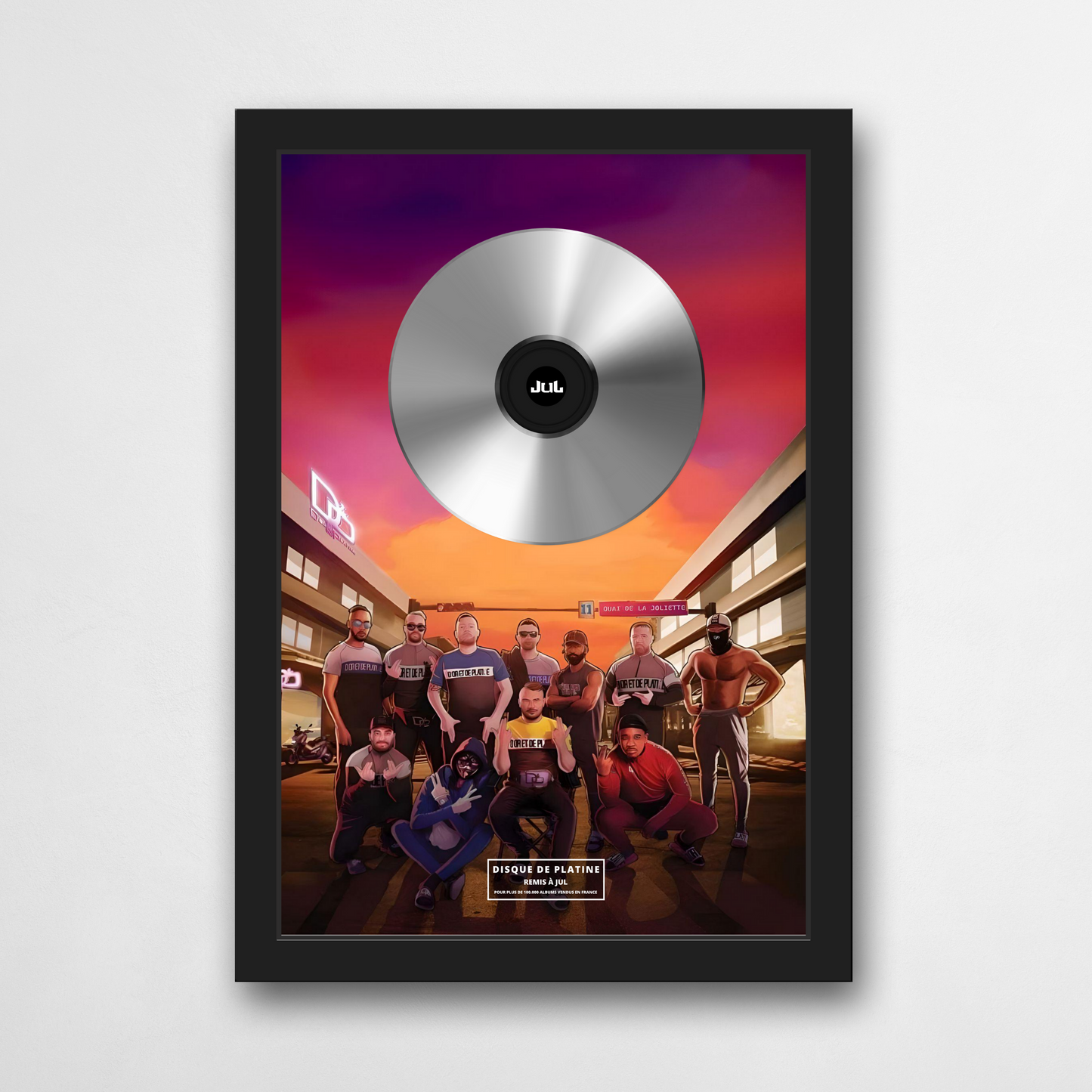 Disque de platine Jul - C'est pas des LOL | Rapcertif