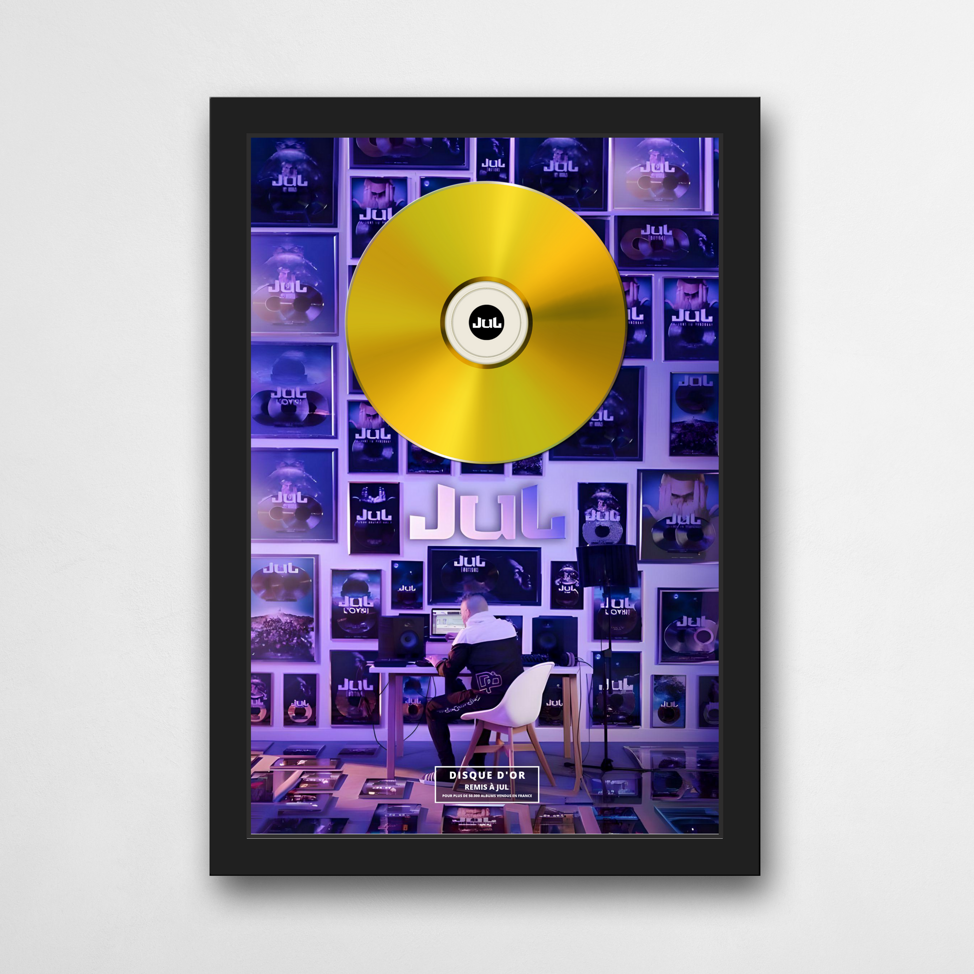 Disque d'or Jul - Rien 100 Rien | Rapcertif